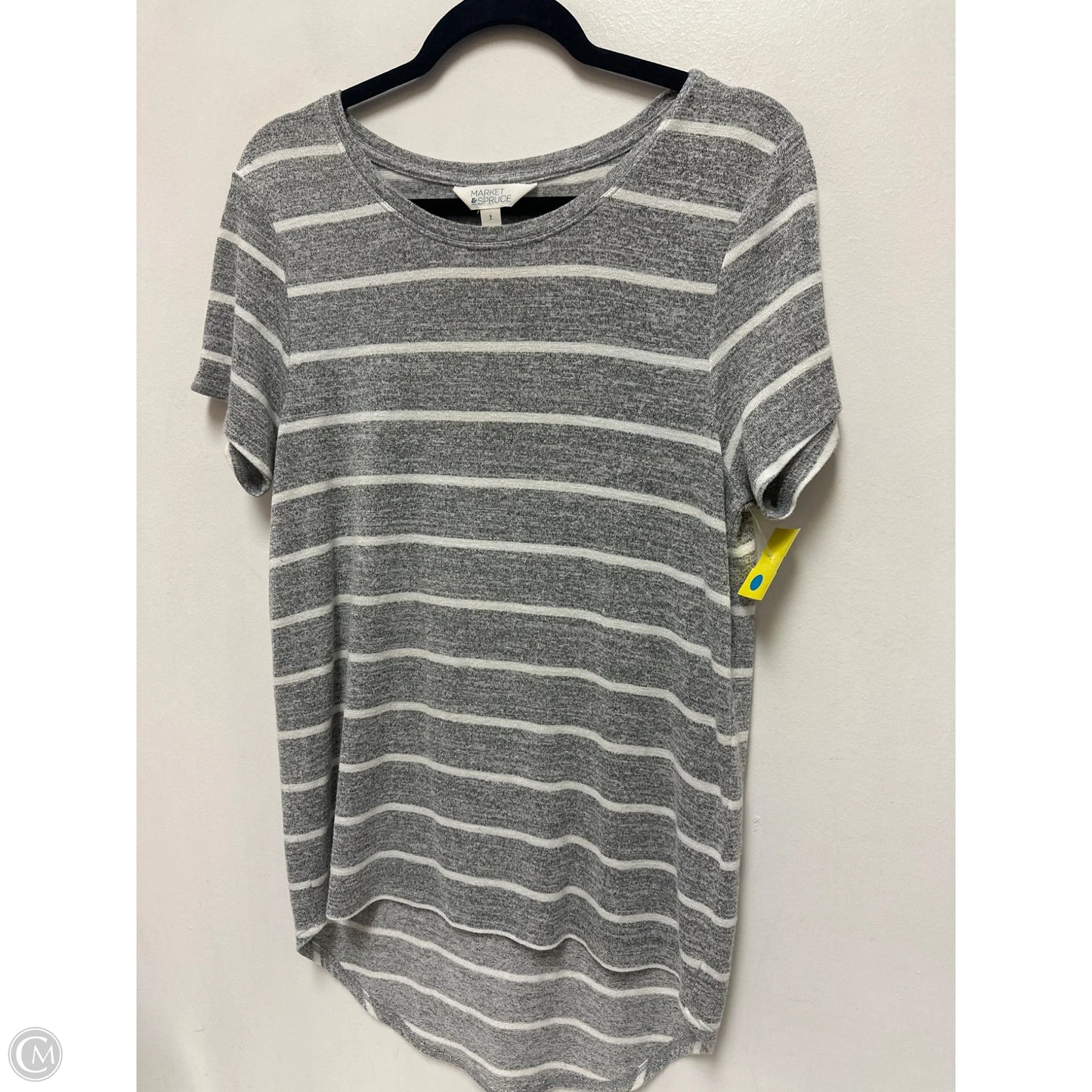 Top Short Sleeve By Market & Spruce In Grey, Size: S