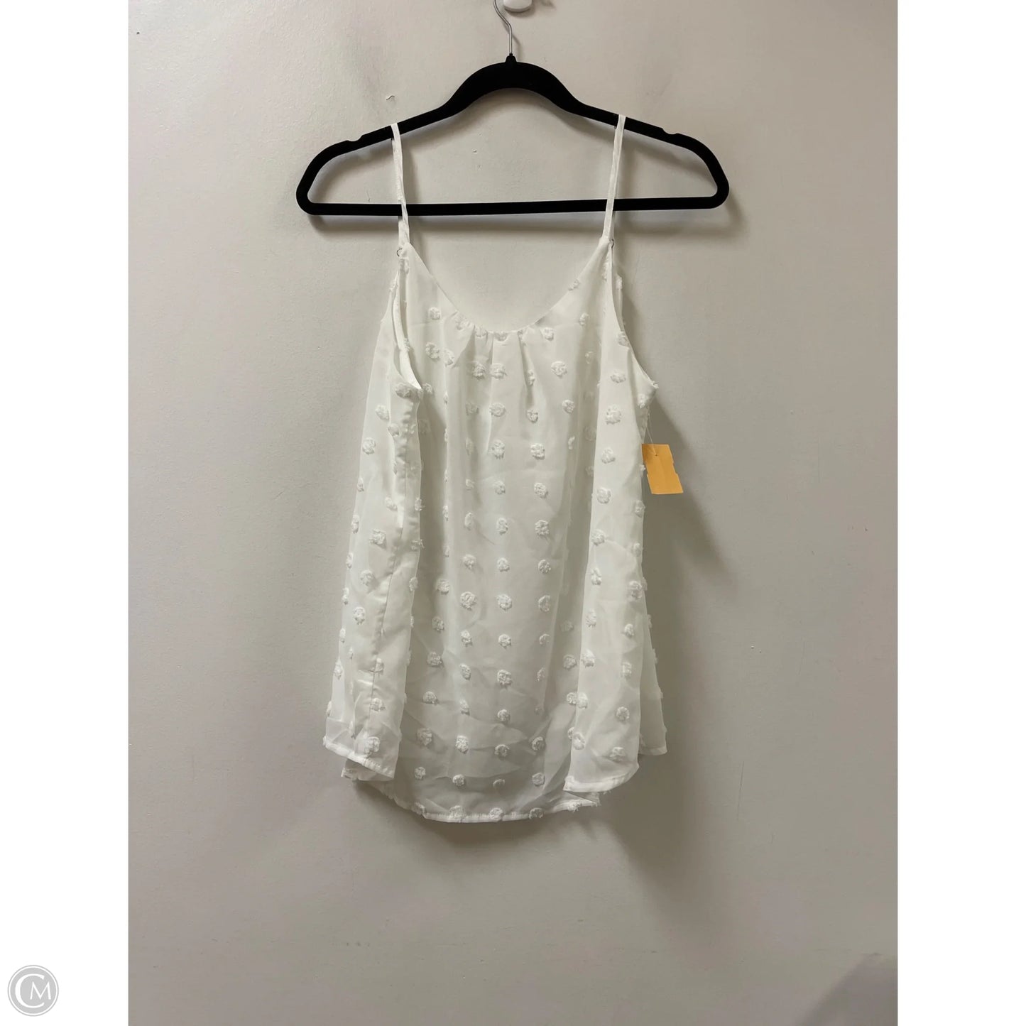 Tank Top By Clothes Mentor In White, Size: M