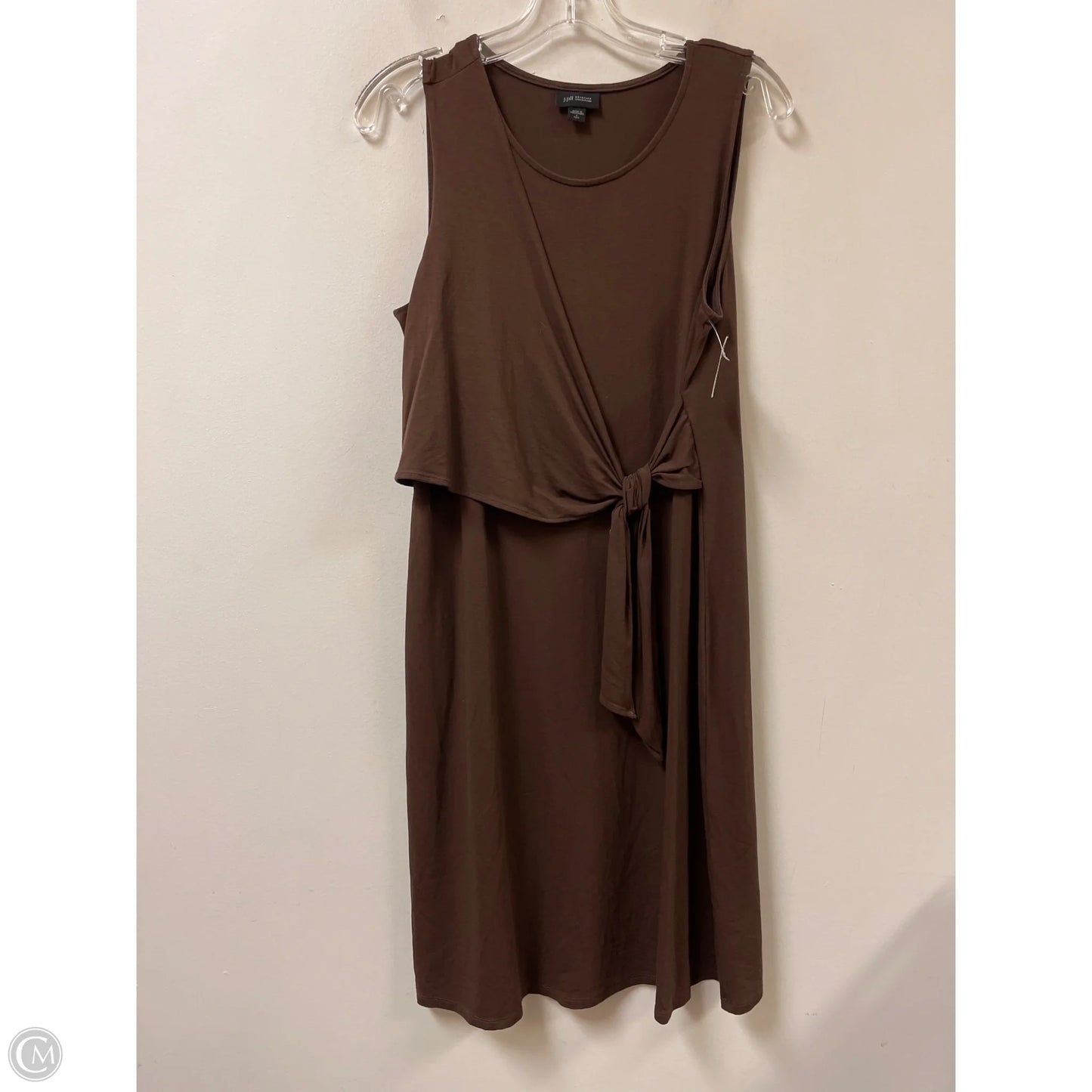 Dress Casual Midi By J. Jill In Brown, Size: S
