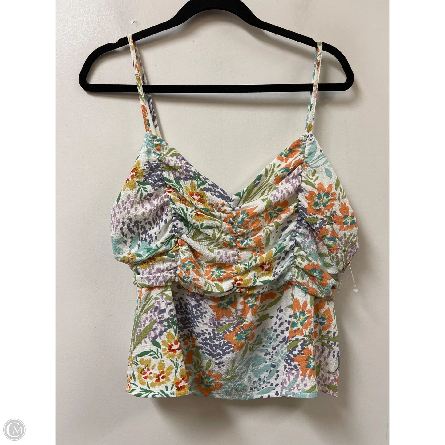 Top Sleeveless By Clothes Mentor In Floral Print, Size: L