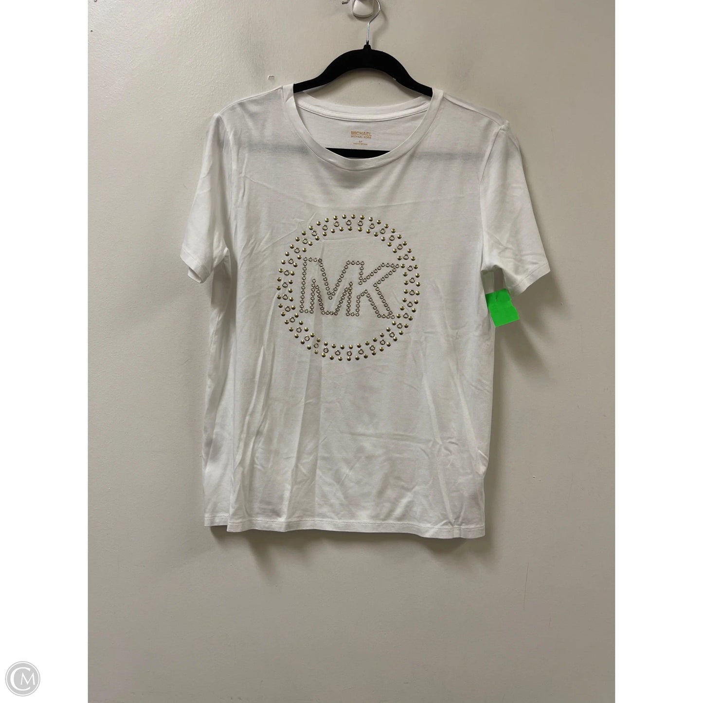 Top Short Sleeve By Michael By Michael Kors In White, Size: Sp