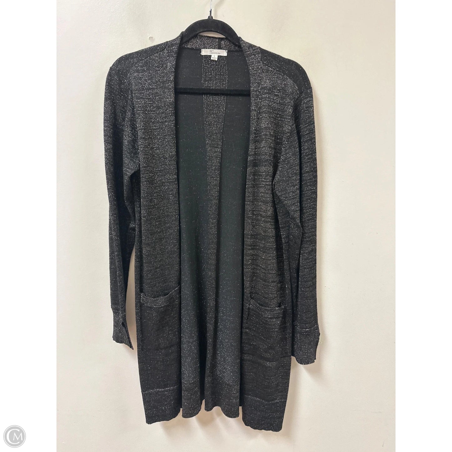 Sweater Cardigan By 89th And Madison In Black, Size: L