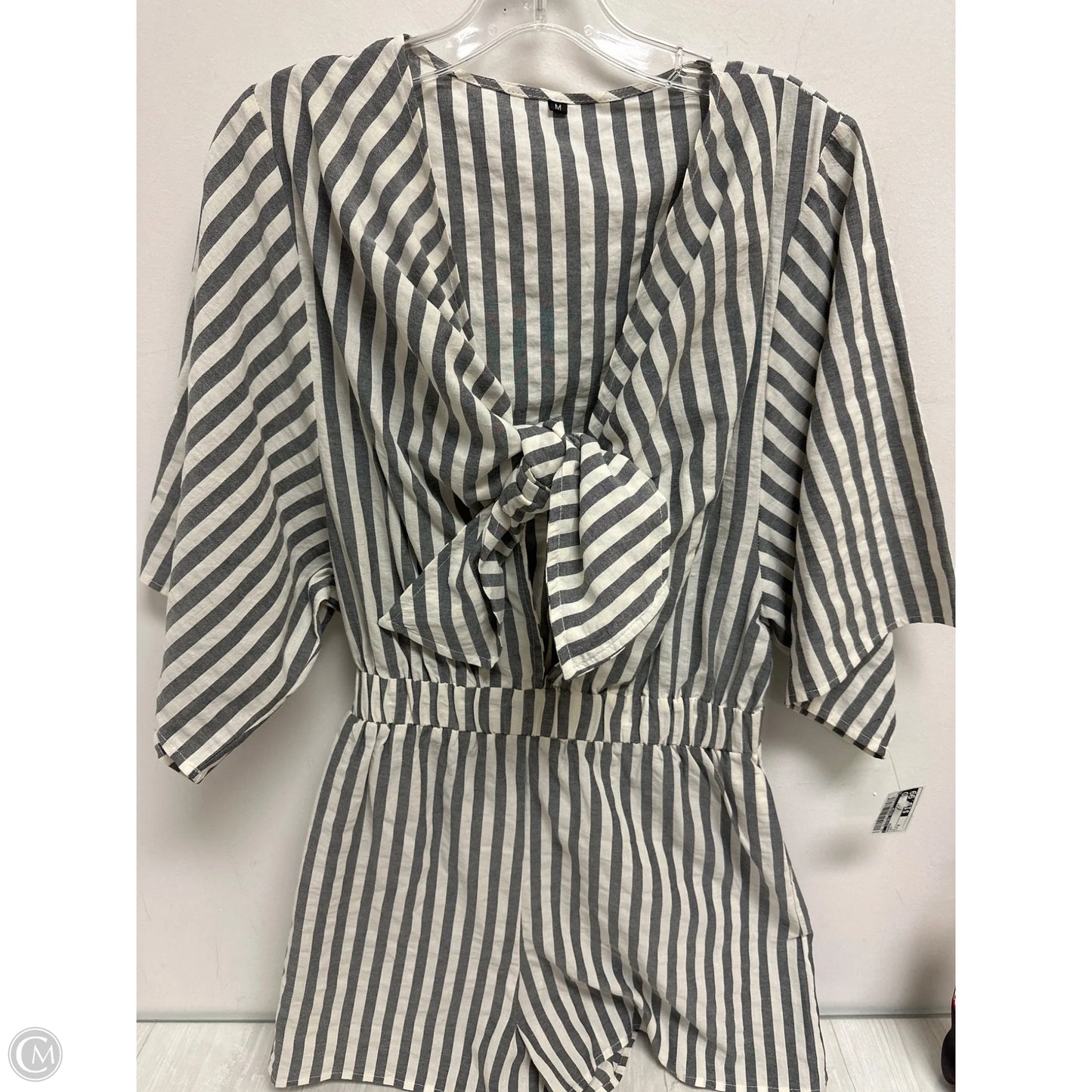Romper By Clothes Mentor In Grey, Size: M