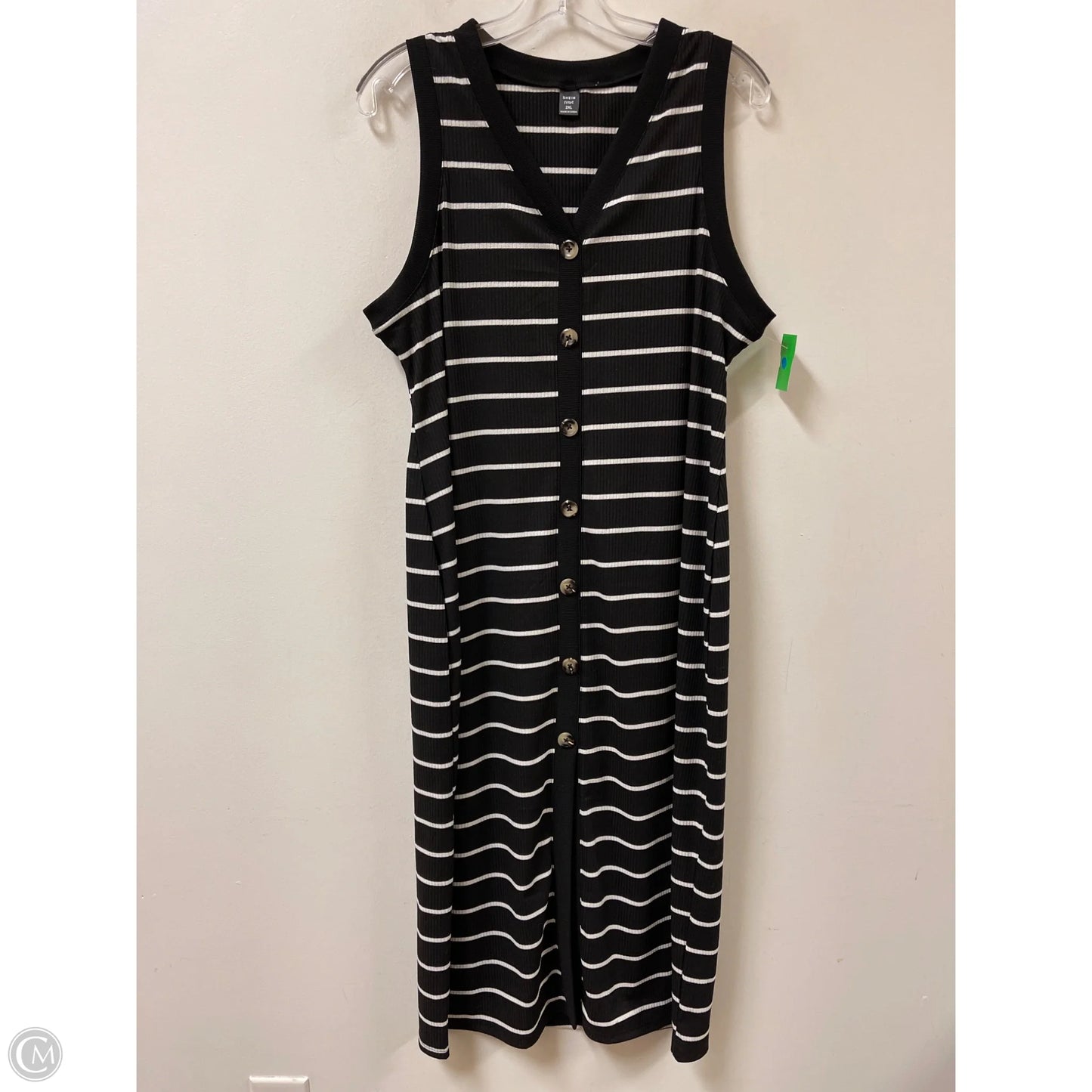 Dress Casual Maxi By Shein In Black, Size: 2x