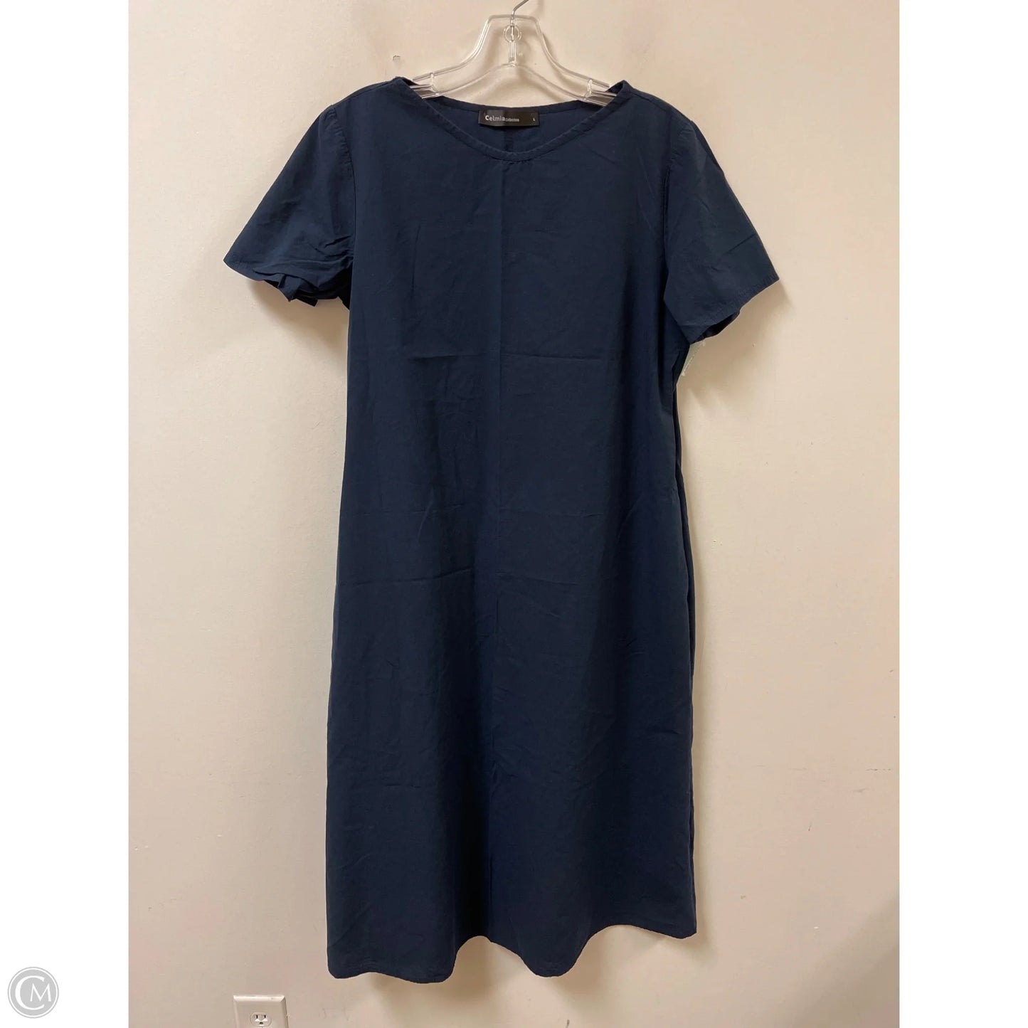 Dress Casual Maxi By Clothes Mentor In Navy, Size: L