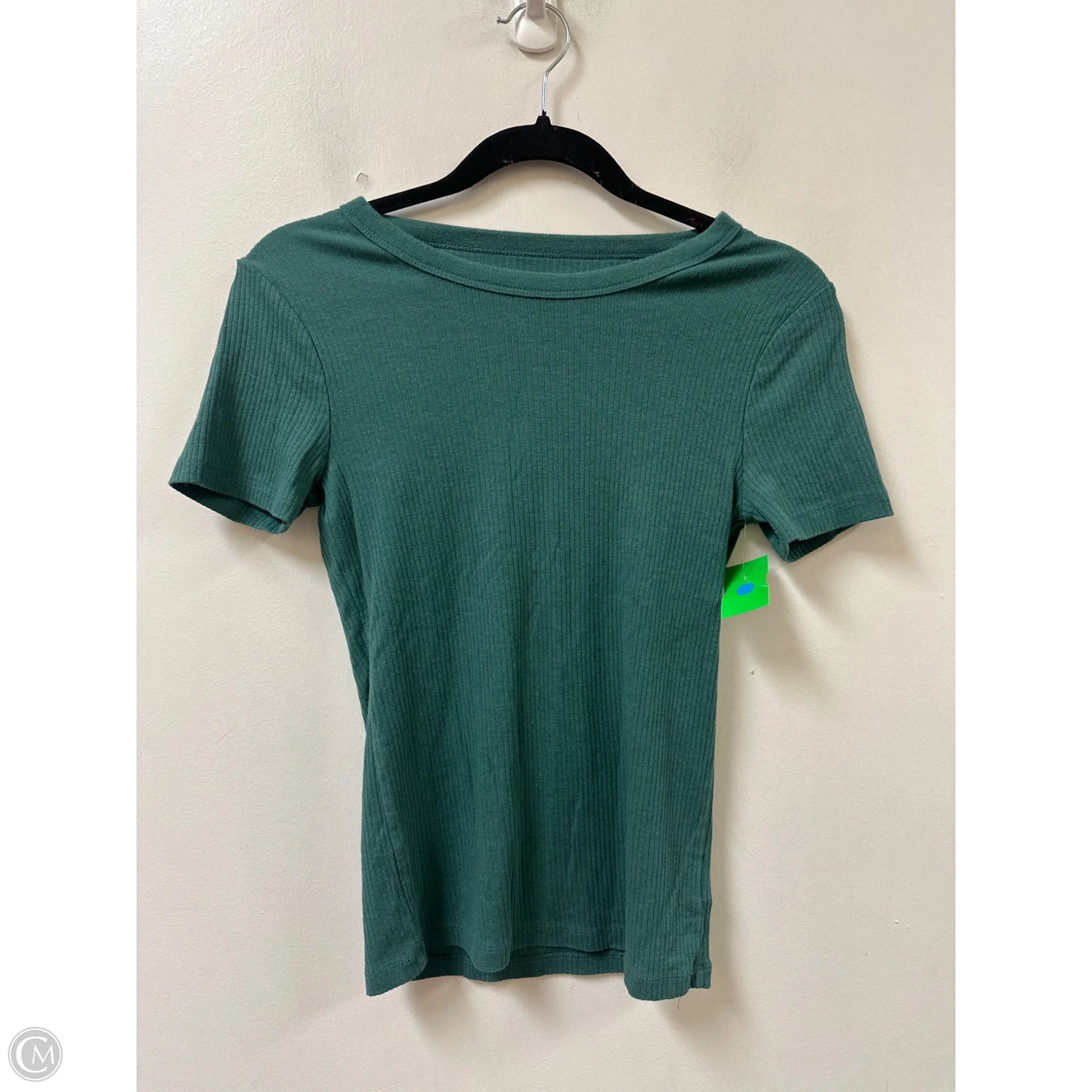 Top Short Sleeve By A New Day In Green, Size: Xs