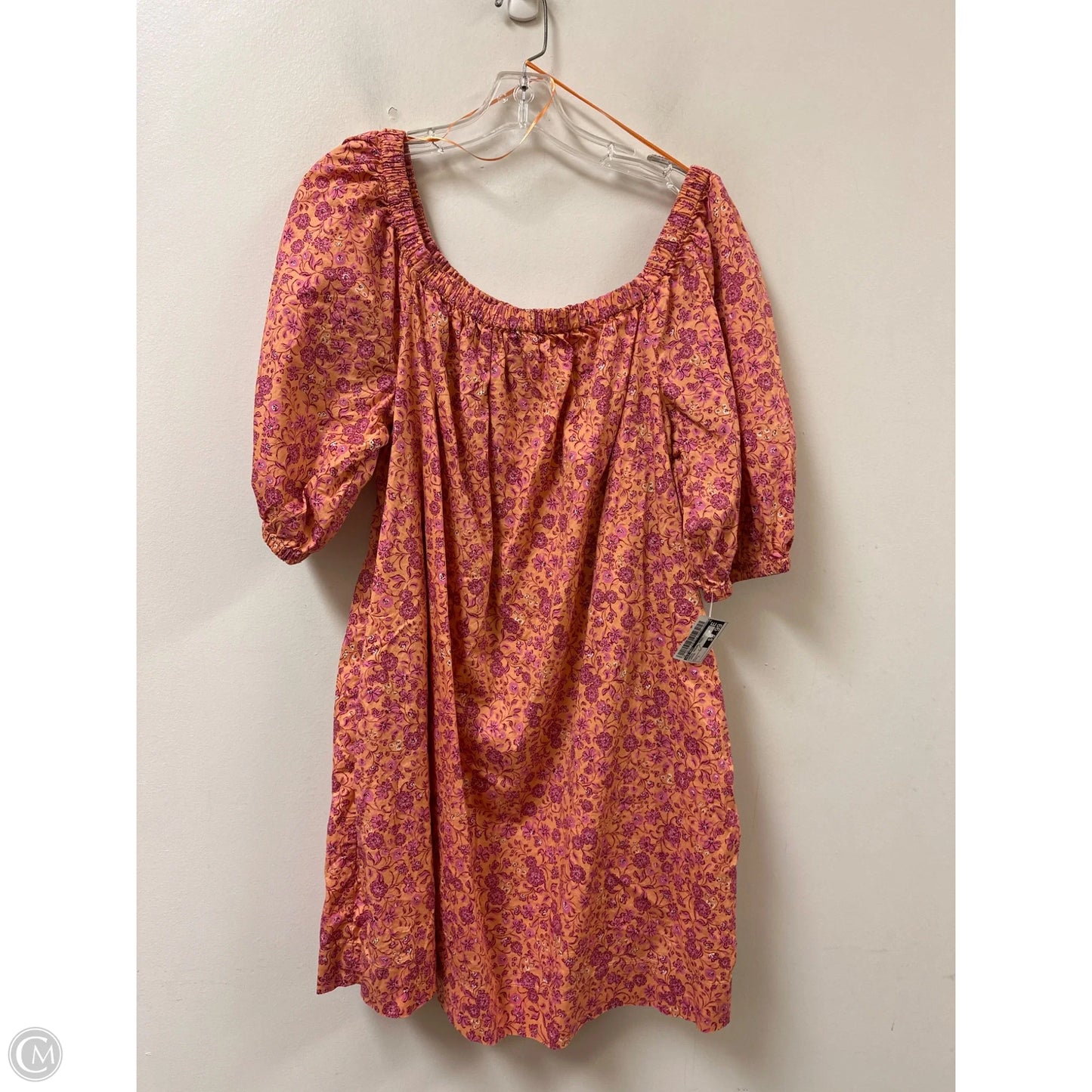 Dress Casual Midi By Old Navy In Orange, Size: L