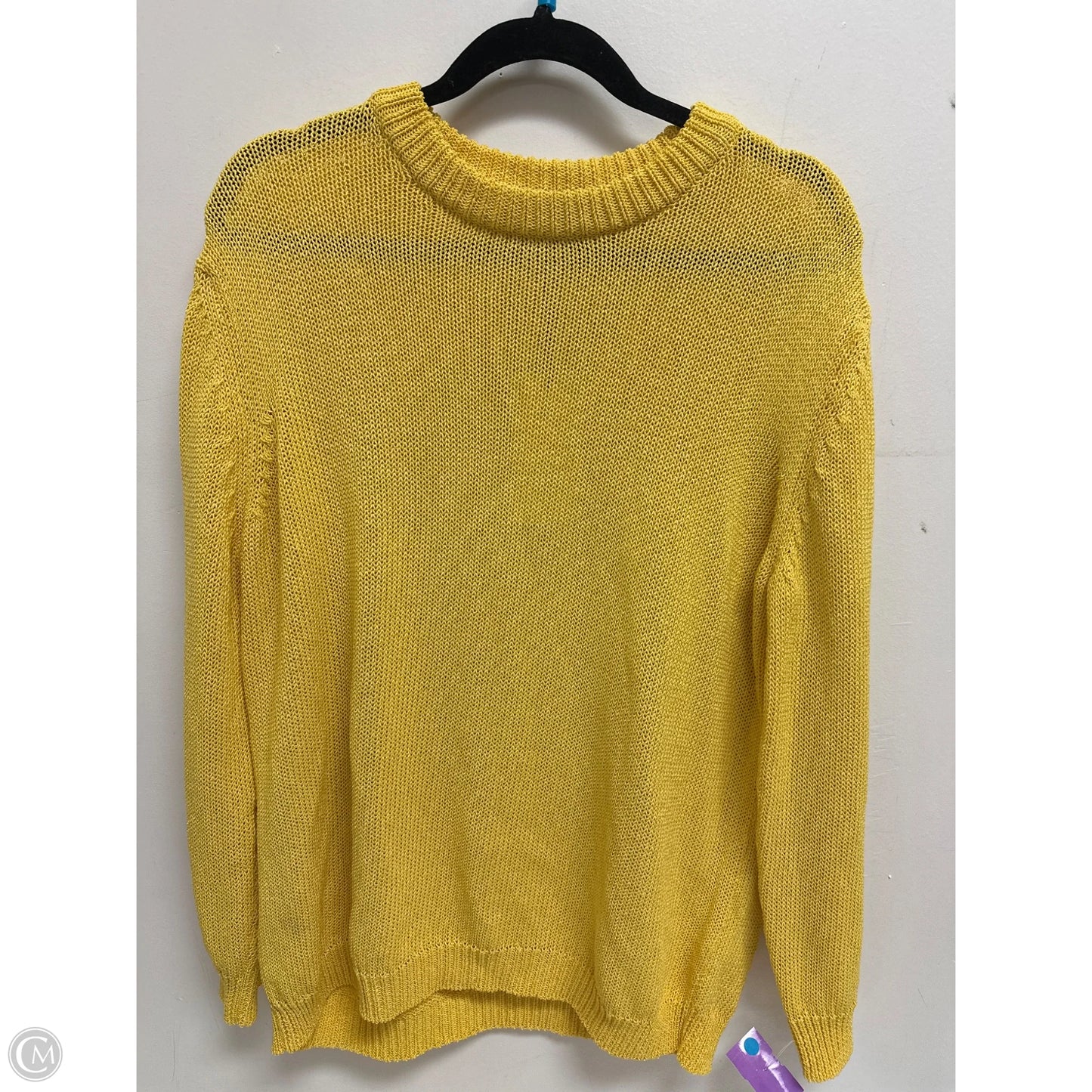 Sweater By Zara In Yellow, Size: Xl