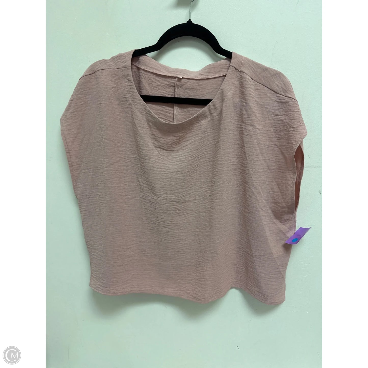 Top Short Sleeve By Clothes Mentor In Pink, Size: Xl