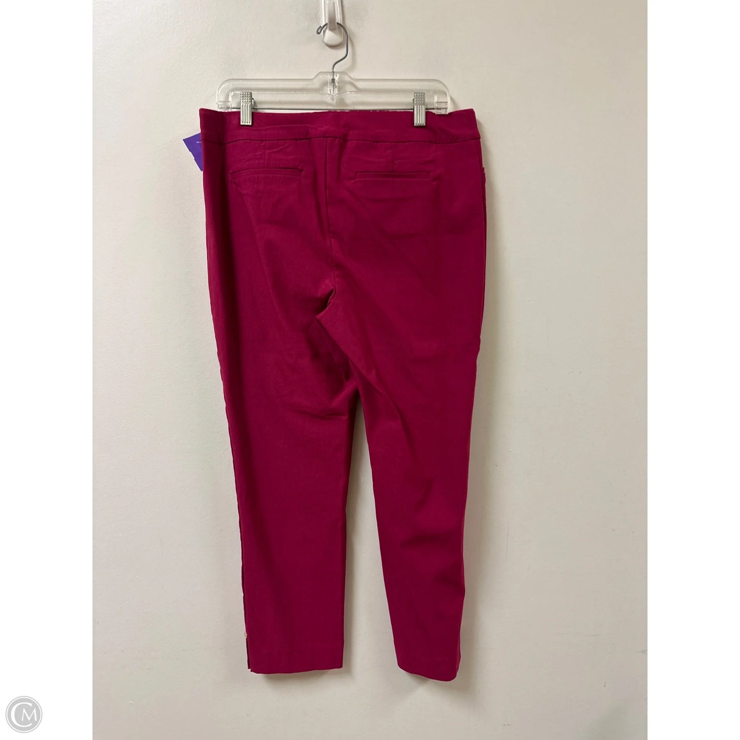 Pants Leggings By Chicos In Pink, Size: 12