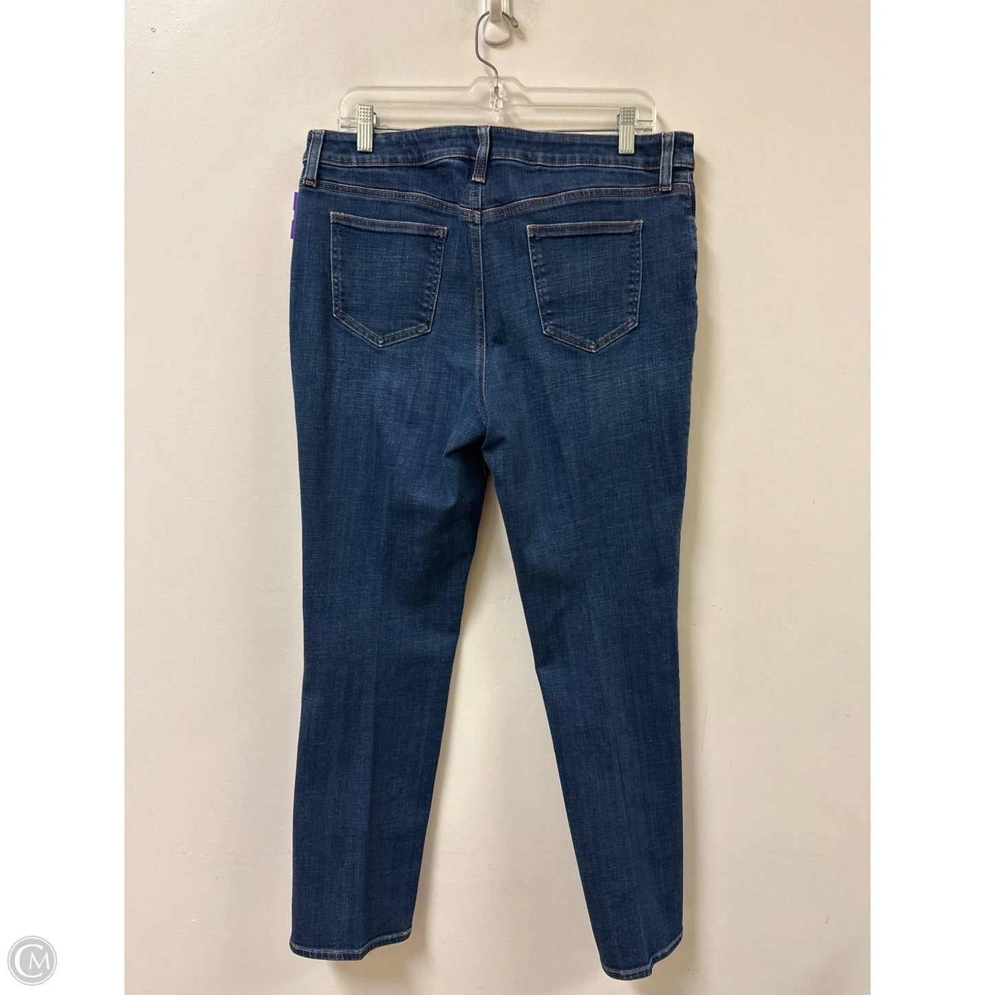 Jeans Straight By Chicos In Blue Denim, Size: 10