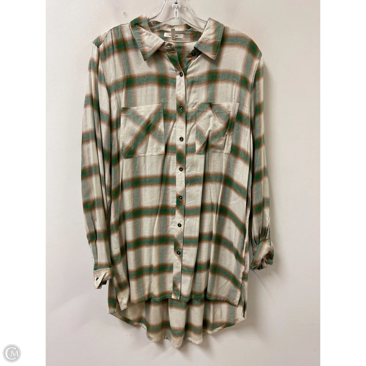 Dress Casual Midi By Maurices In Green, Size: M