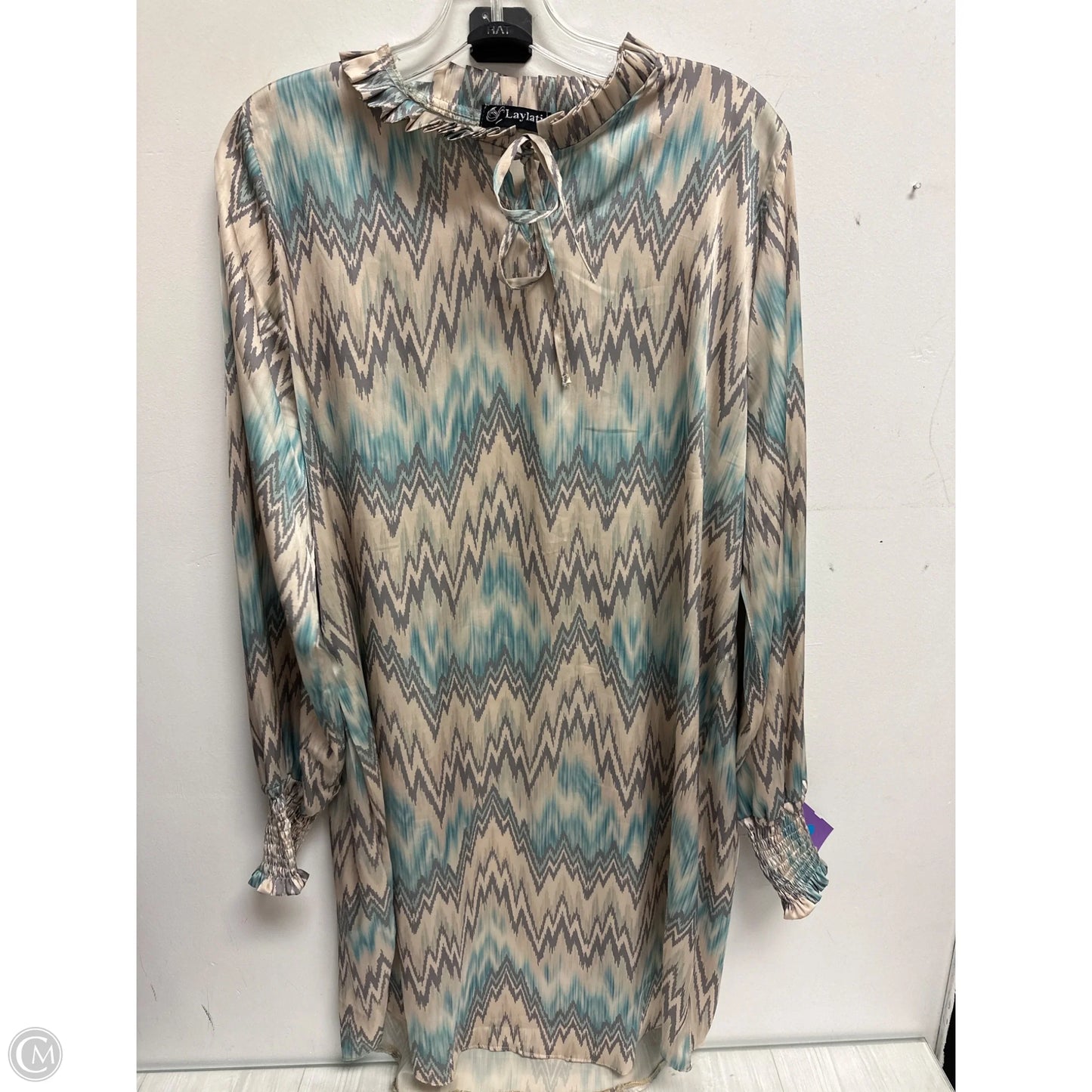 Dress Casual Midi By Clothes Mentor In Cream, Size: L