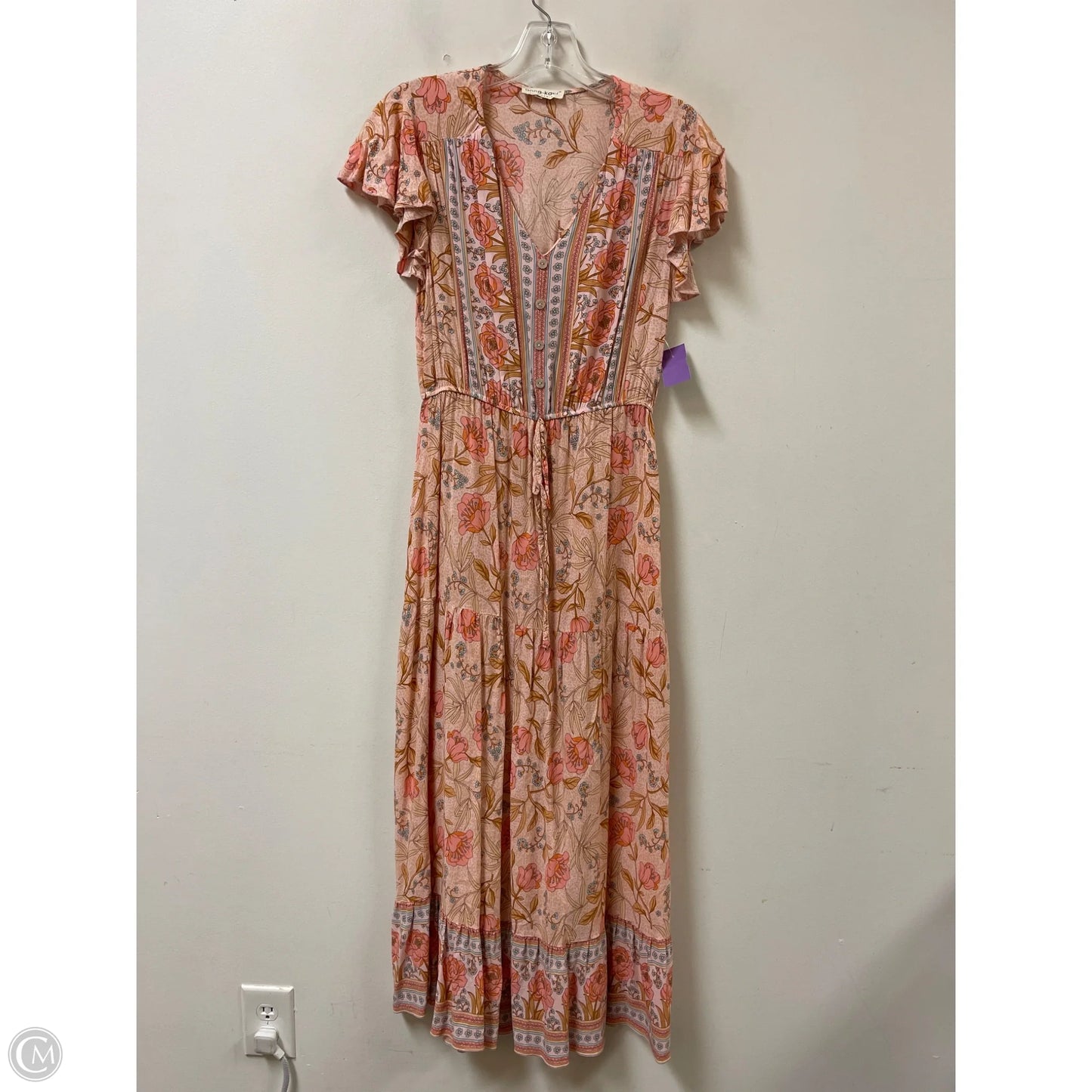 Dress Casual Maxi By Clothes Mentor In Orange, Size: M