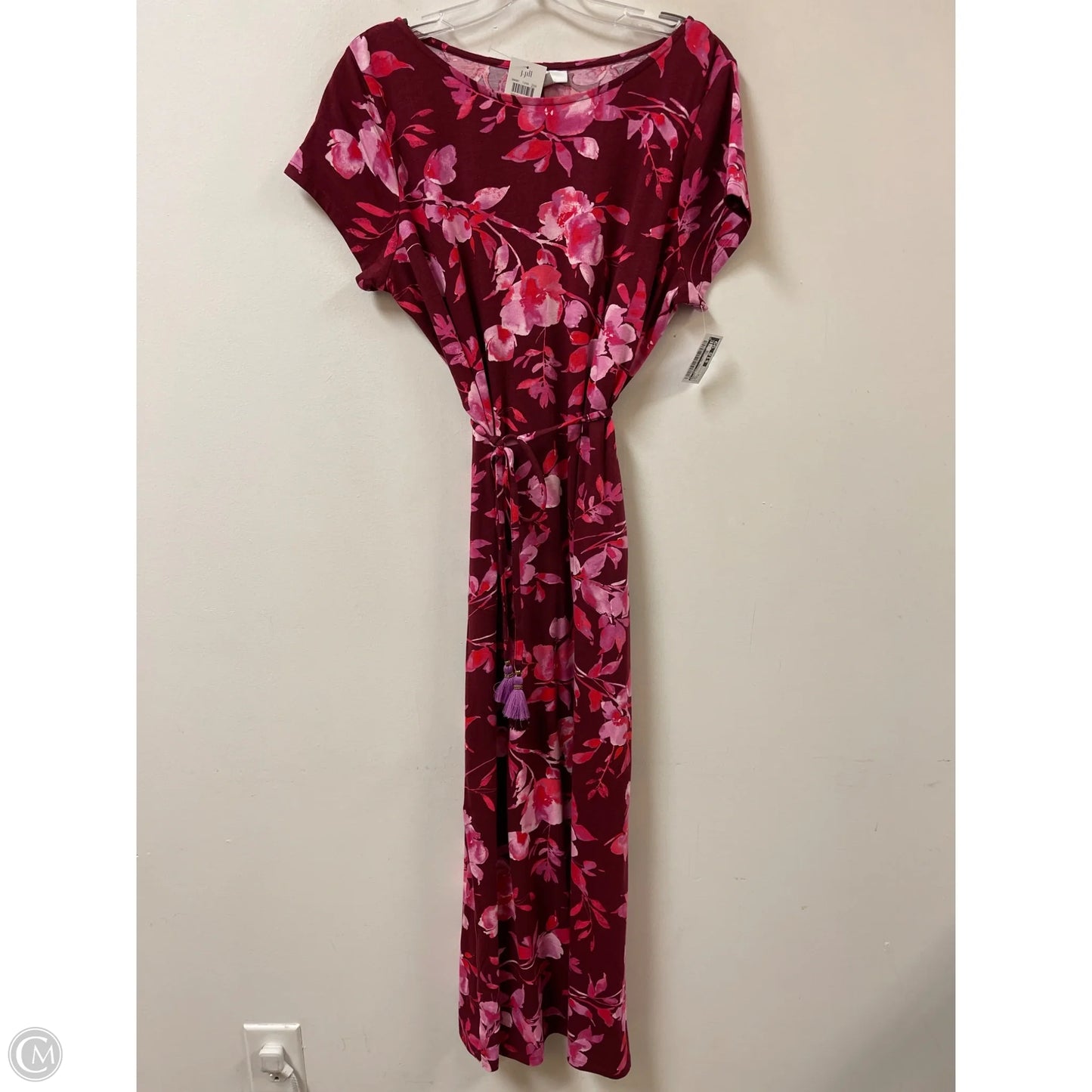 Dress Casual Maxi By J. Jill In Red, Size: M