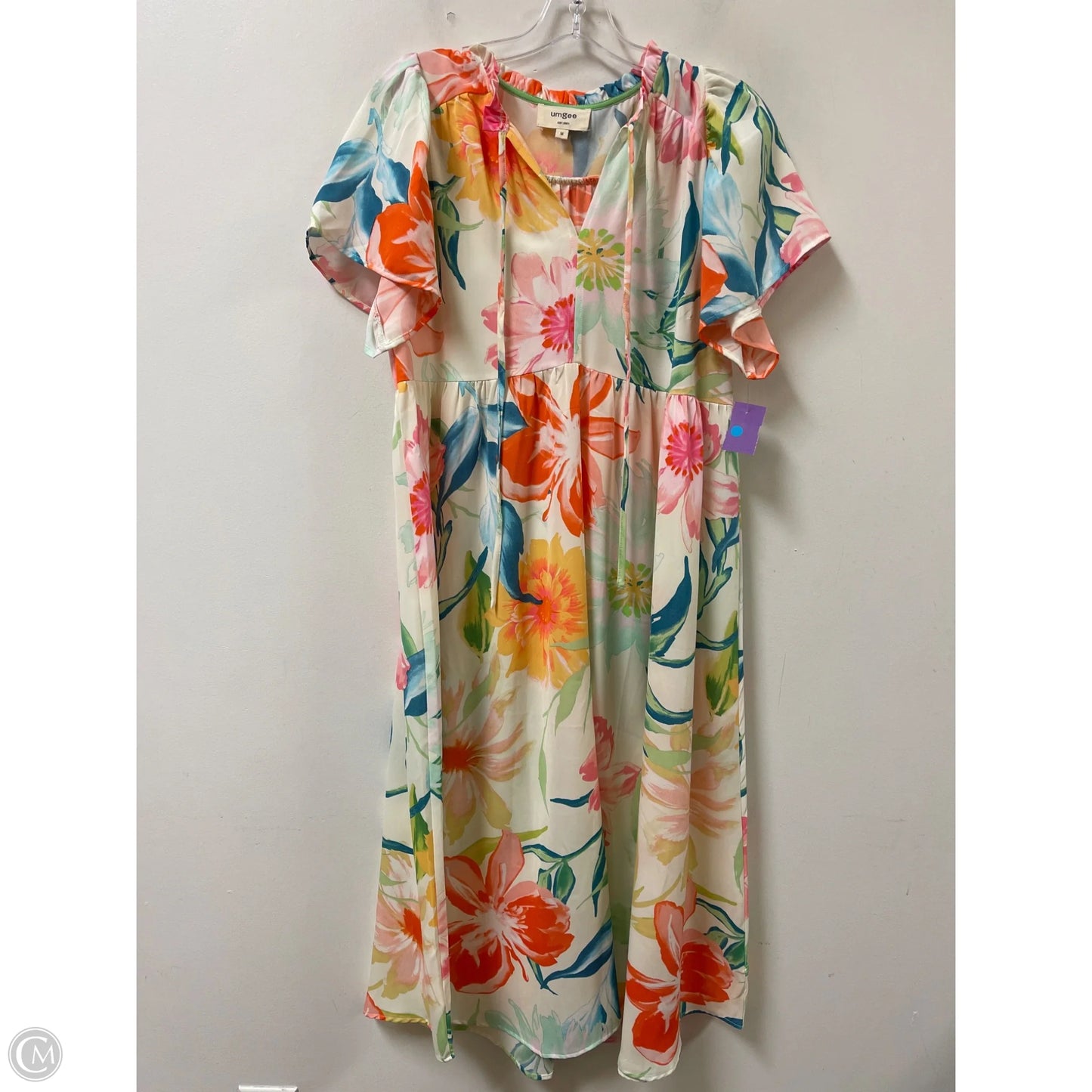 Dress Casual Maxi By Umgee In Floral Print, Size: M