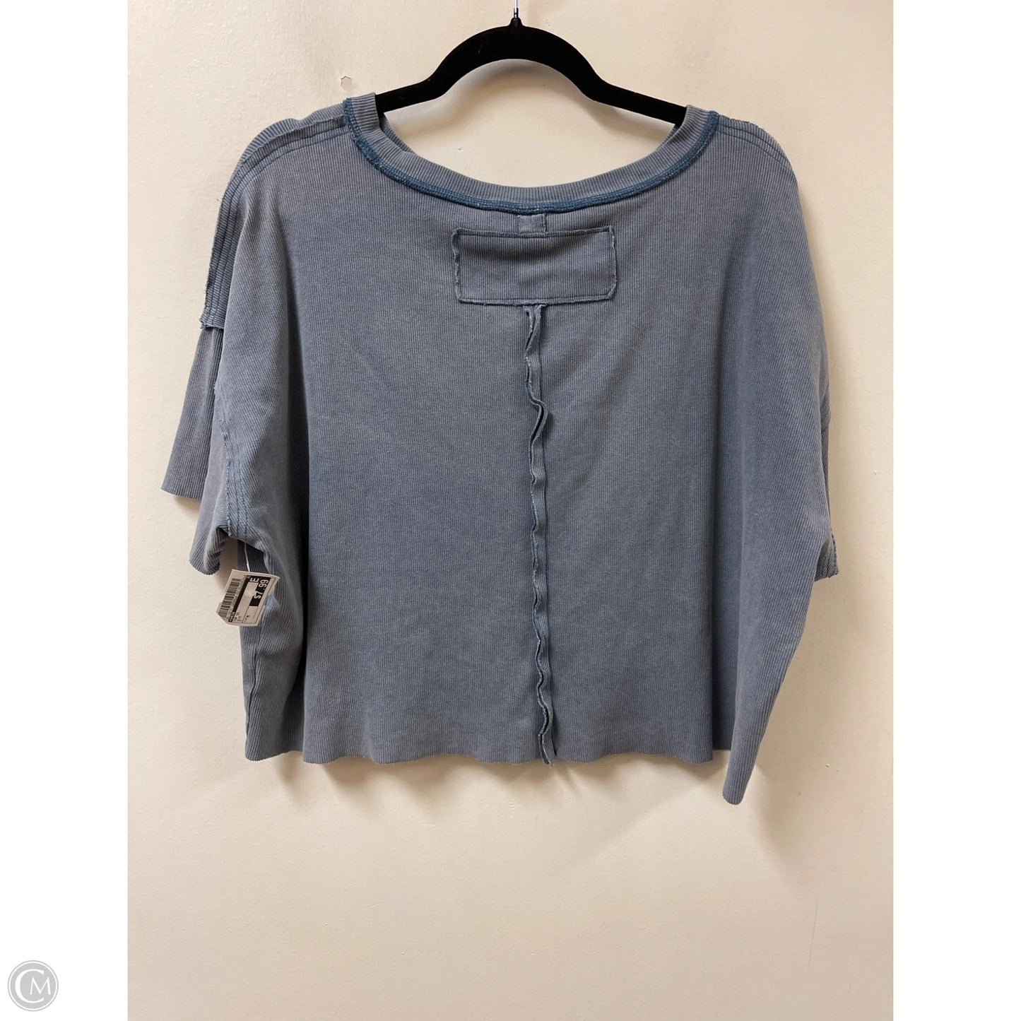 Top Short Sleeve By Shein In Blue, Size: M