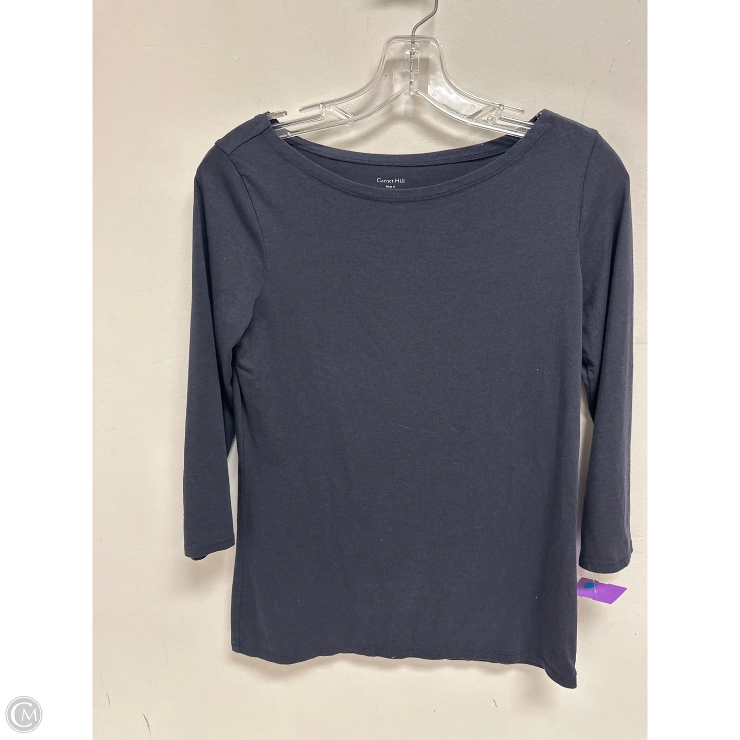 Top Long Sleeve By Garnet Hill In Blue, Size: Xs