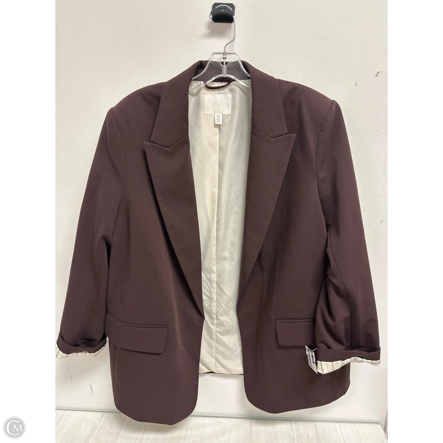 Blazer By H&m In Brown, Size: Xl