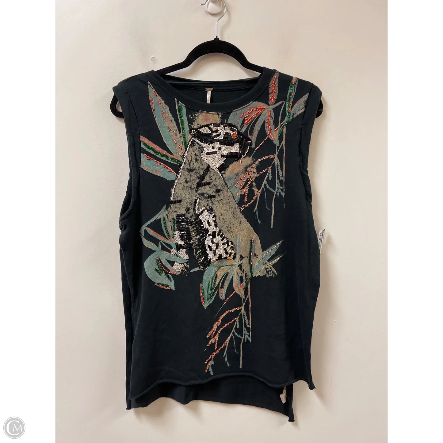Tunic Sleeveless By Free People In Black, Size: M