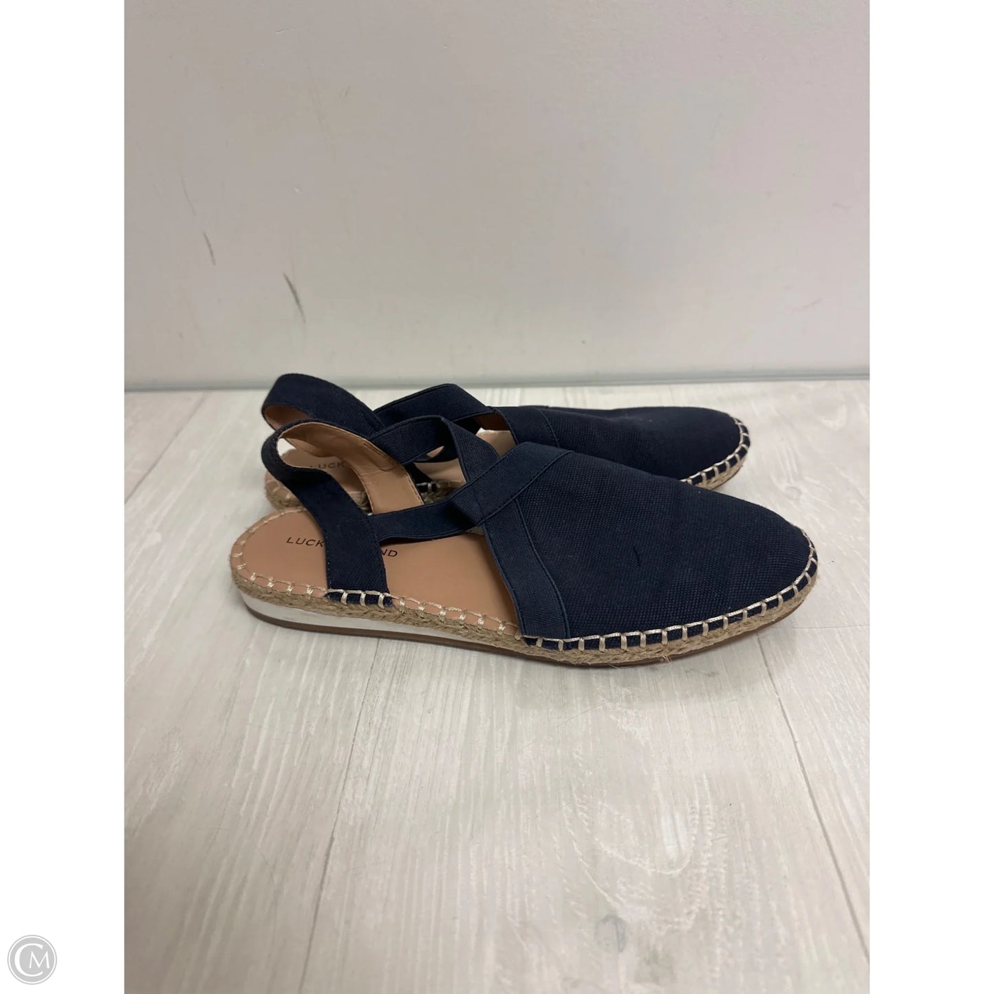 Shoes Flats By Lucky Brand In Navy, Size: 9