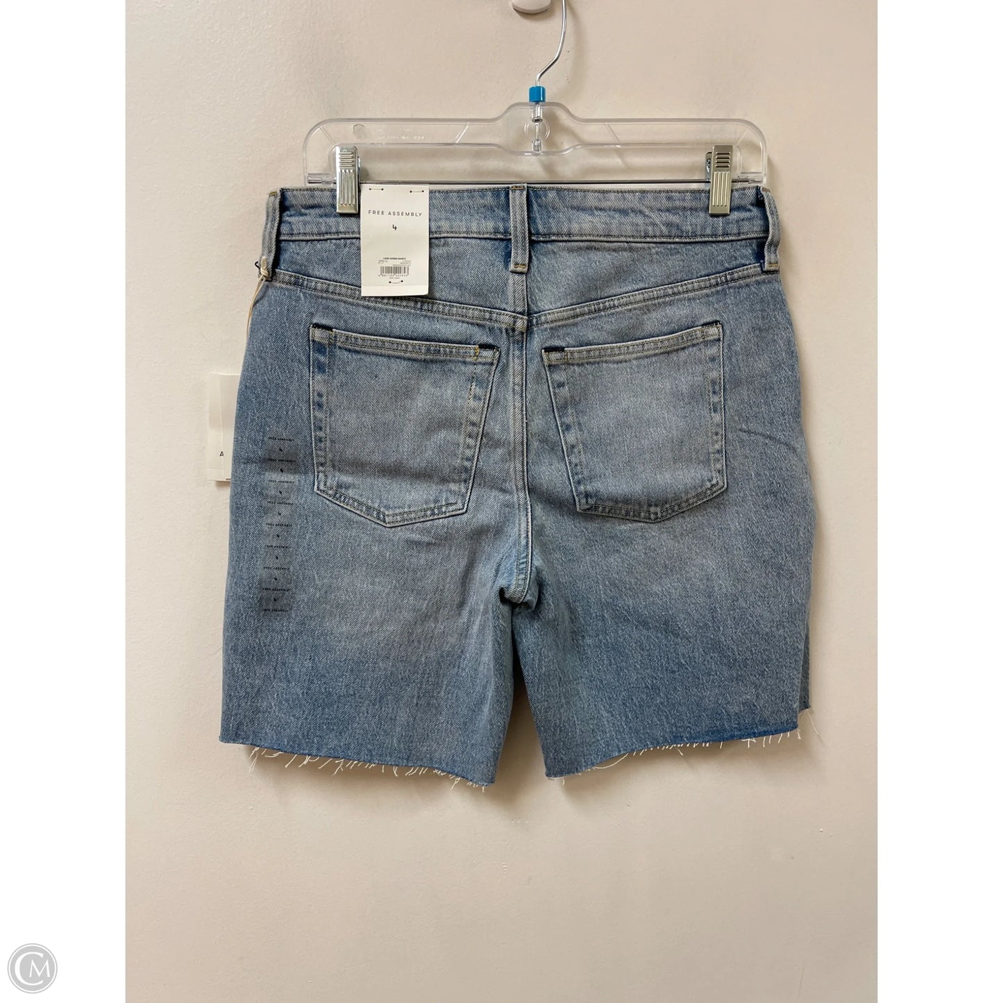 Shorts By Free Assembly In Blue Denim, Size: 4