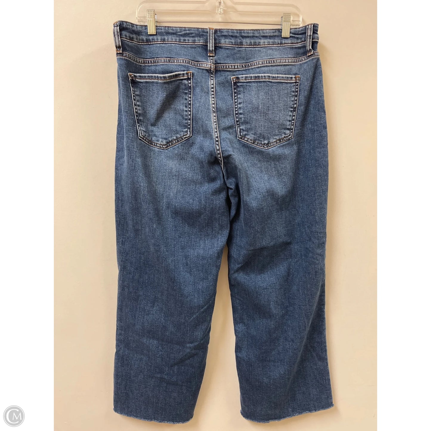 Jeans Straight By Kut In Blue Denim, Size: 14