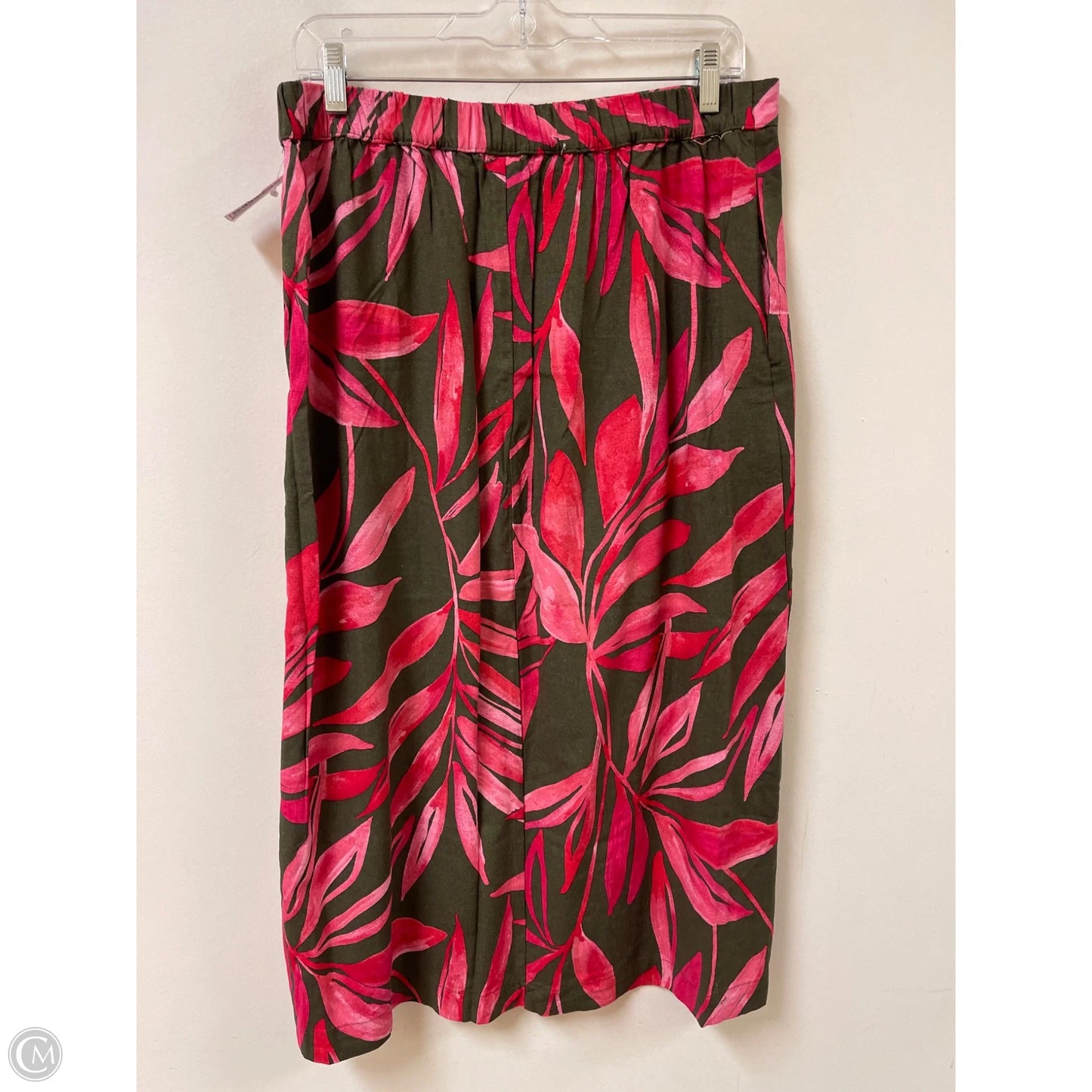 Skirt Maxi By Time And Tru In Green & Pink, Size: 12