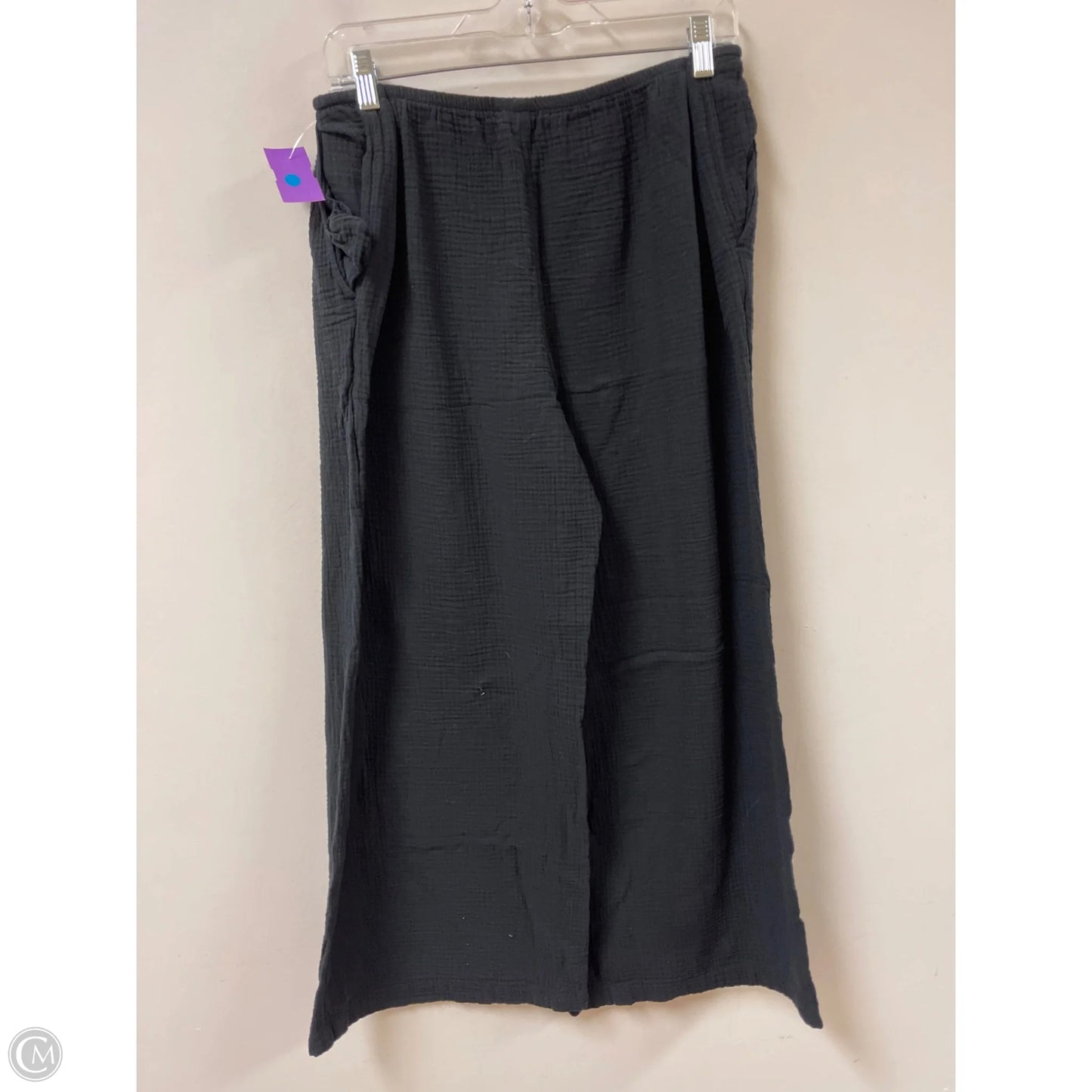 Pants Linen By Shade & Shore In Black, Size: 12