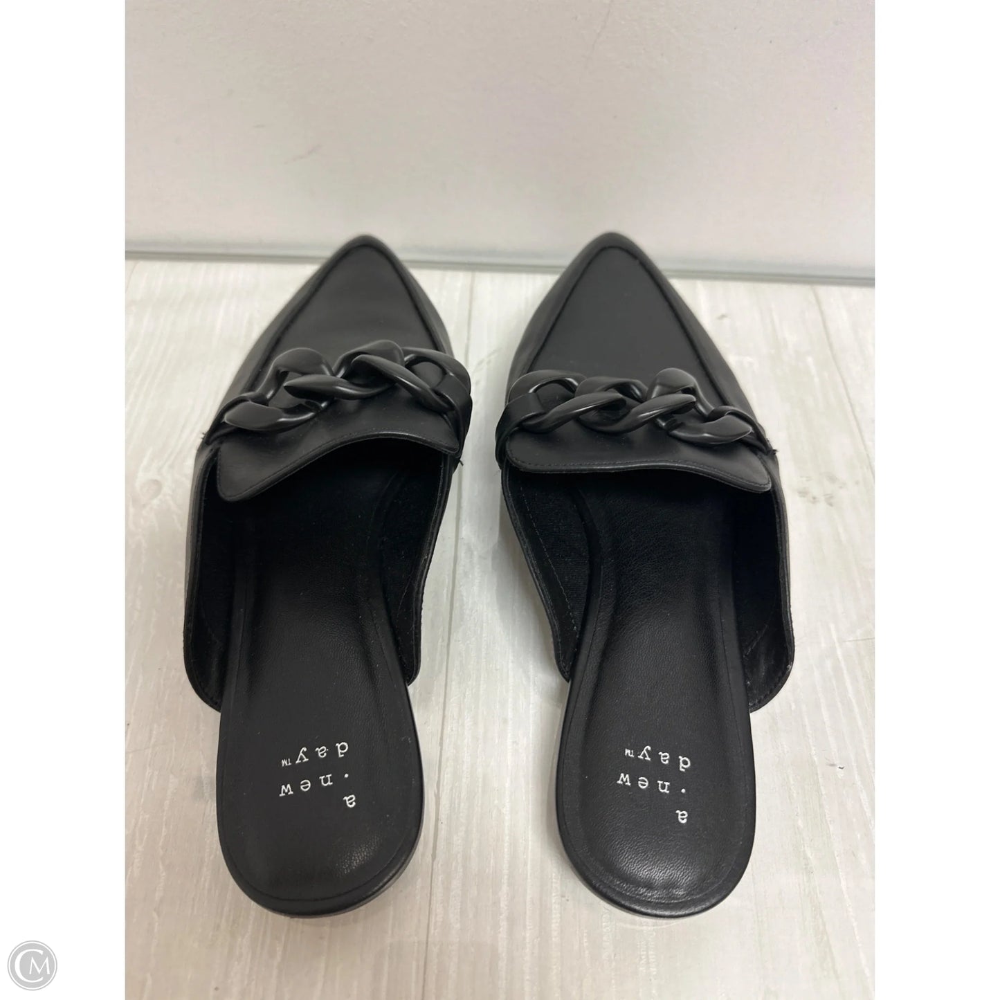 Shoes Flats By A New Day In Black, Size: 8.5
