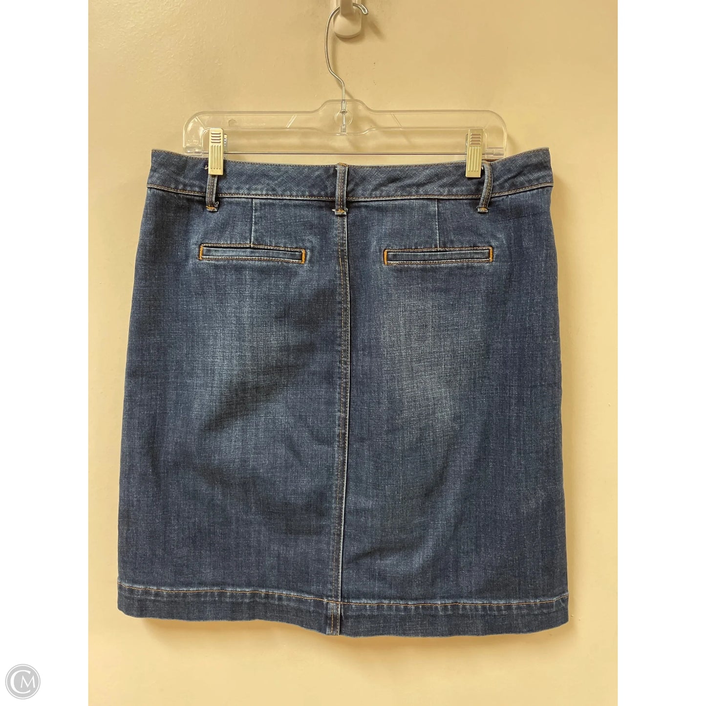 Skirt Mini & Short By Talbots In Blue Denim, Size: 10