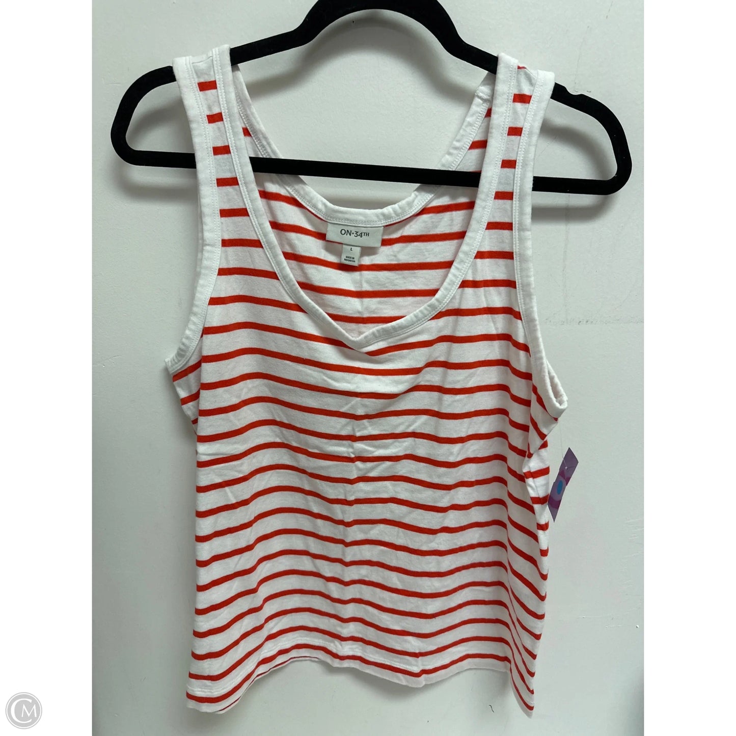 Tank Top By On 34th In Red, Size: L