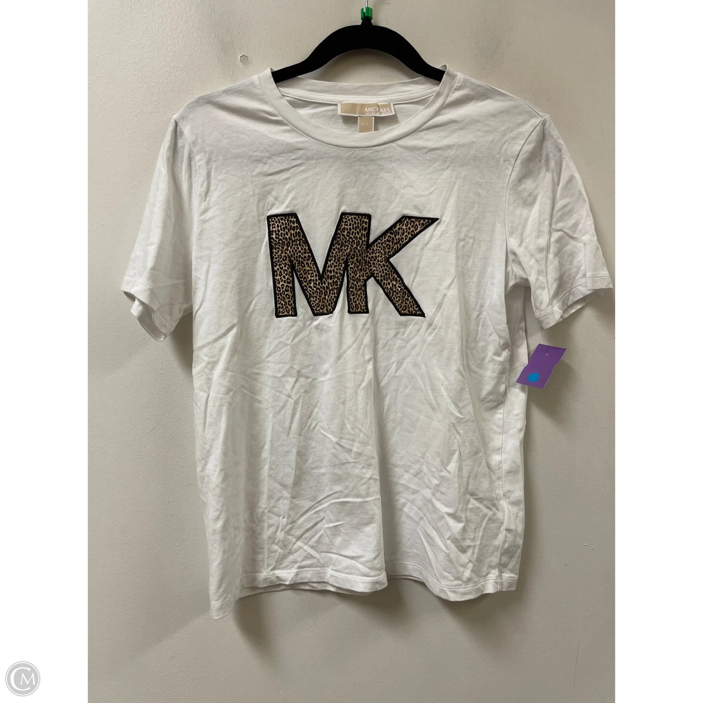Top Short Sleeve By Michael By Michael Kors In White, Size: Sp