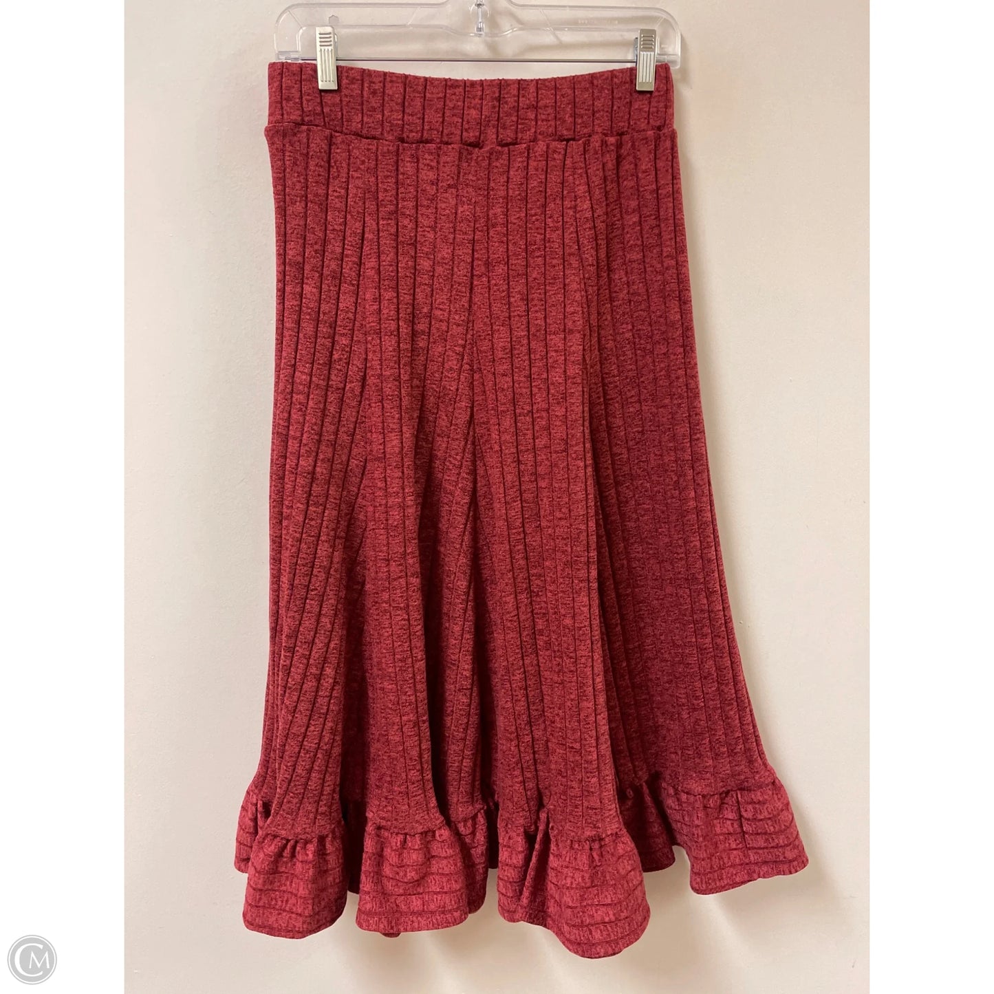 Skirt Maxi By Anthropologie In Red, Size: Mp