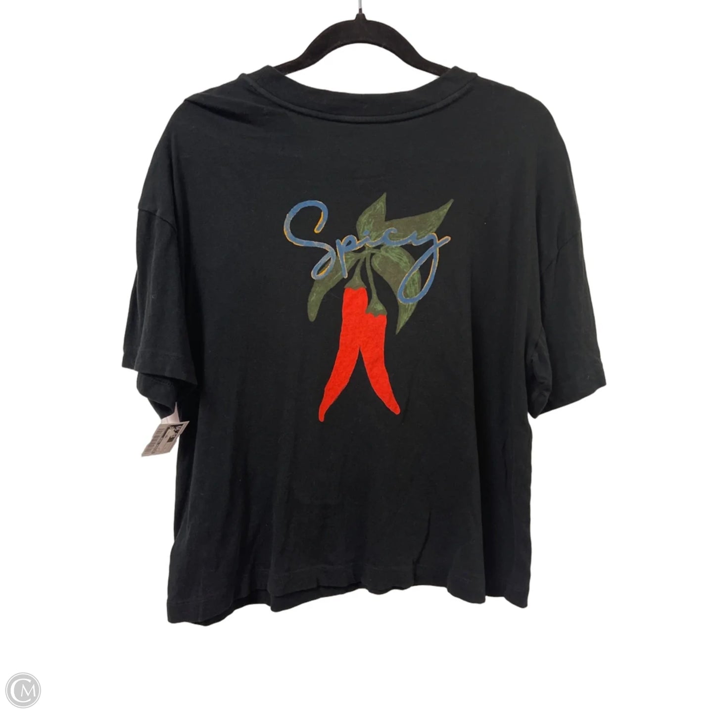Top Short Sleeve By Universal Thread In Black, Size: S