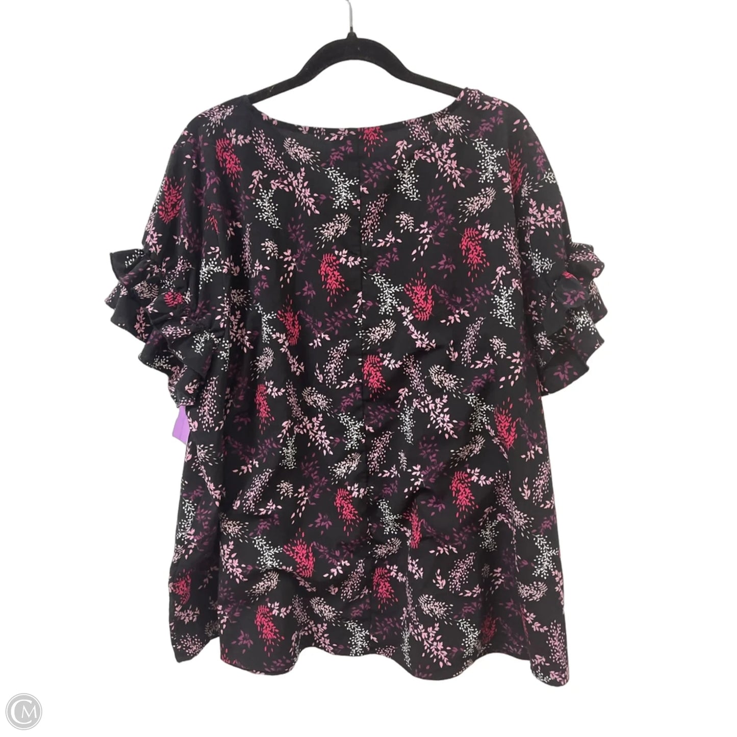 Top Short Sleeve By Lane Bryant In Purple, Size: 3x