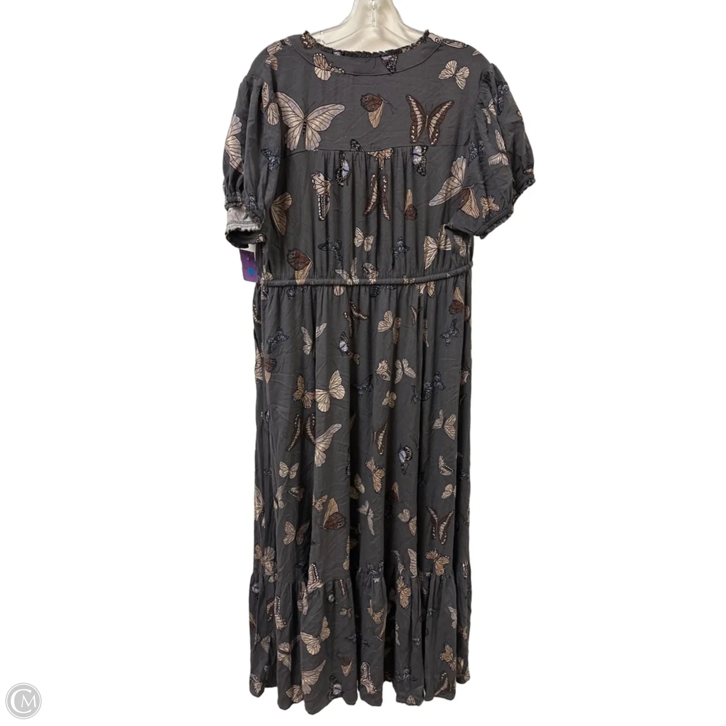 Dress Casual Maxi By Torrid In Gold, Size: 1x