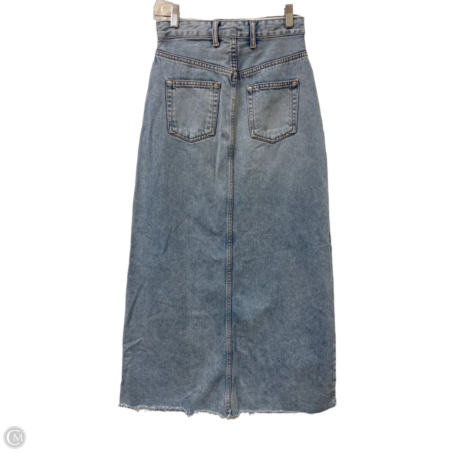 Skirt Maxi By Pilcro In Blue Denim, Size: 0