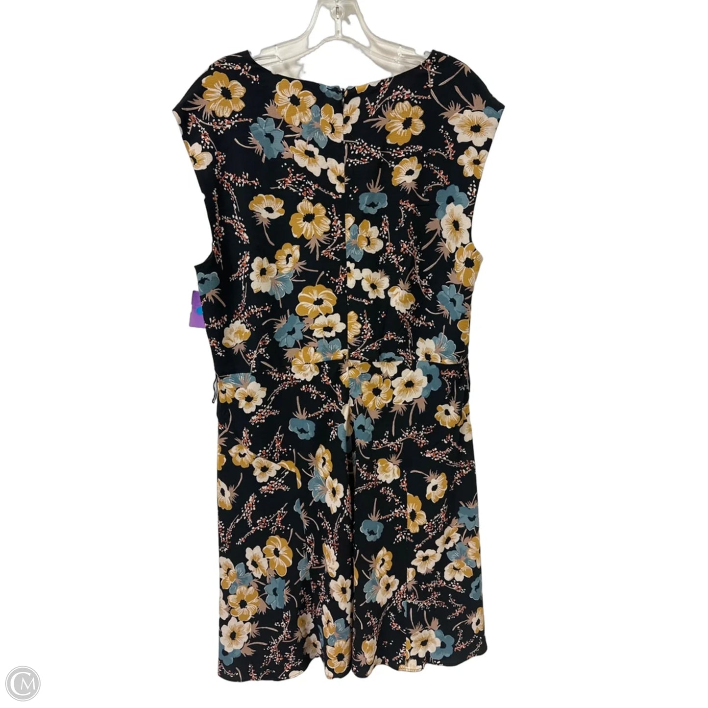 Dress Casual Midi By Lauren By Ralph Lauren In Floral Print, Size: Xl