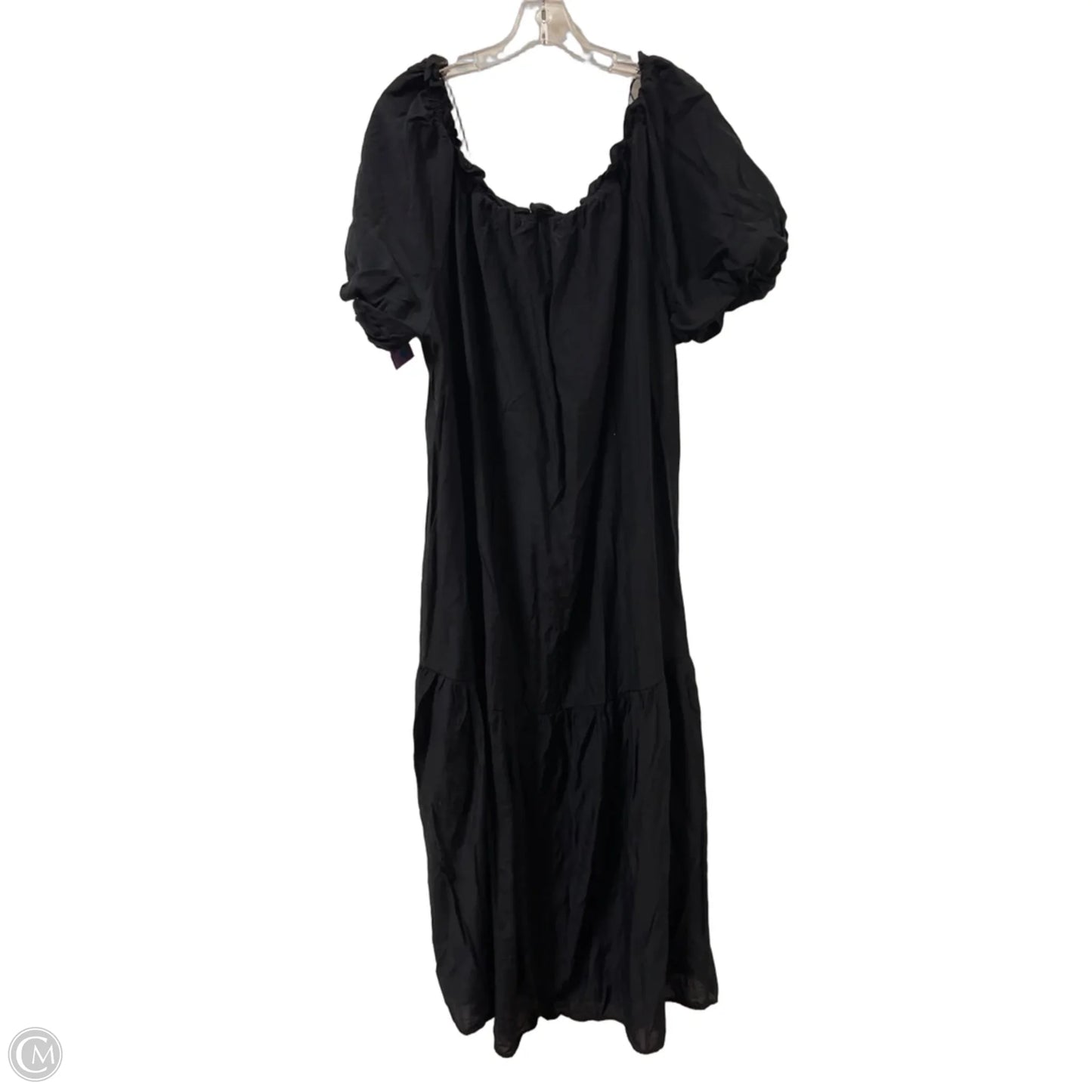 Dress Casual Maxi By H&m In Black, Size: 1x