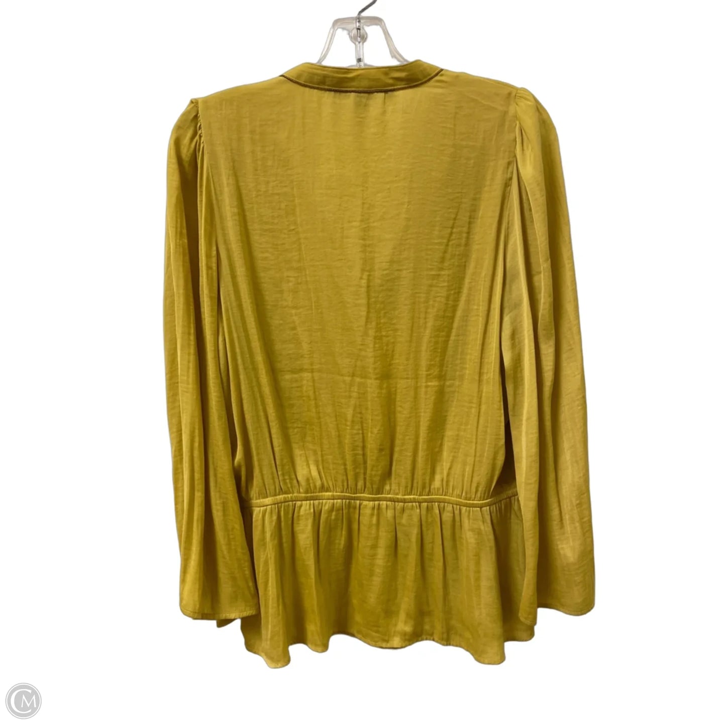 Top Long Sleeve By Marc New York In Yellow, Size: M