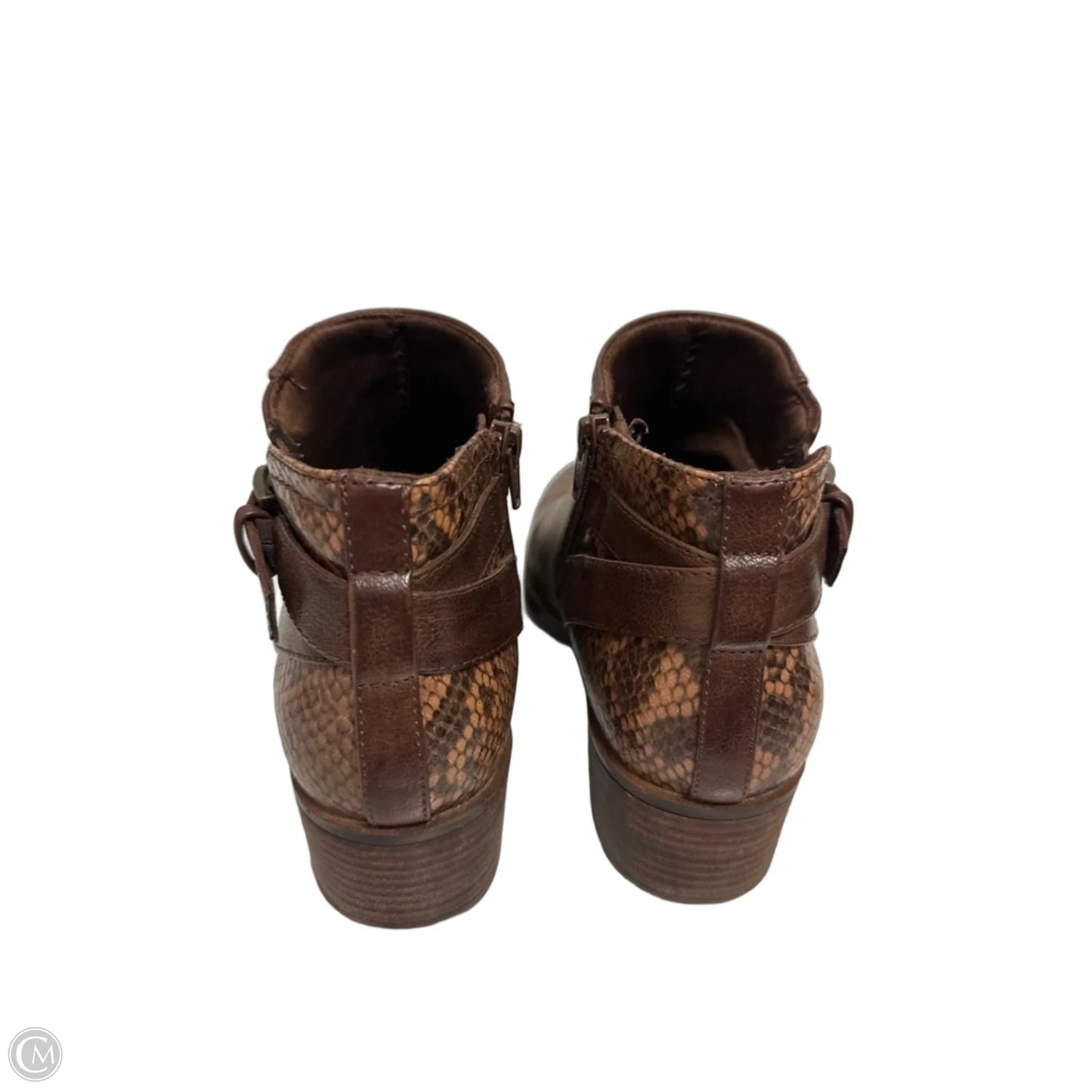 Boots Ankle Flats By Bare Traps In Brown, Size: 7.5
