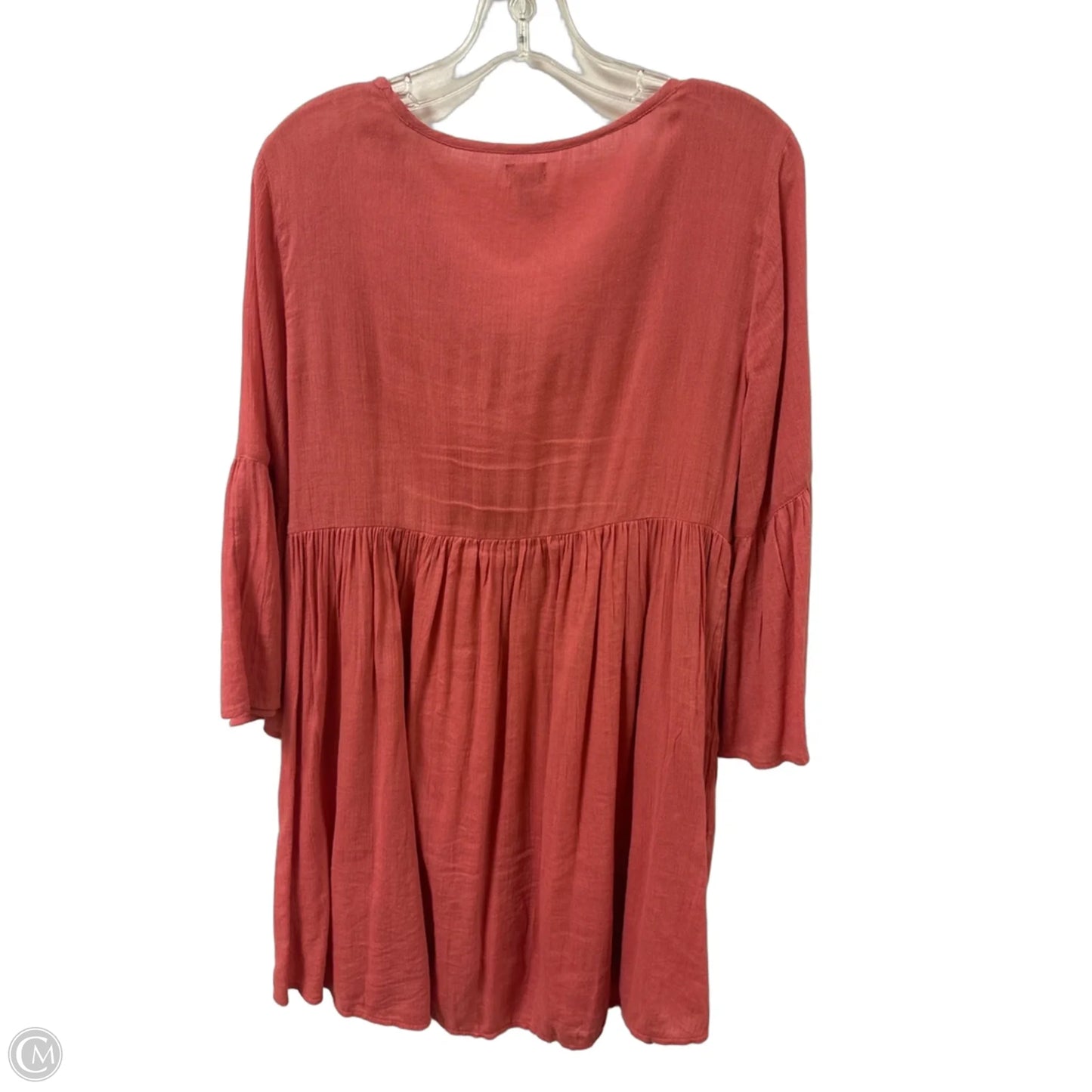 Dress Casual Midi By True Craft In Coral, Size: M