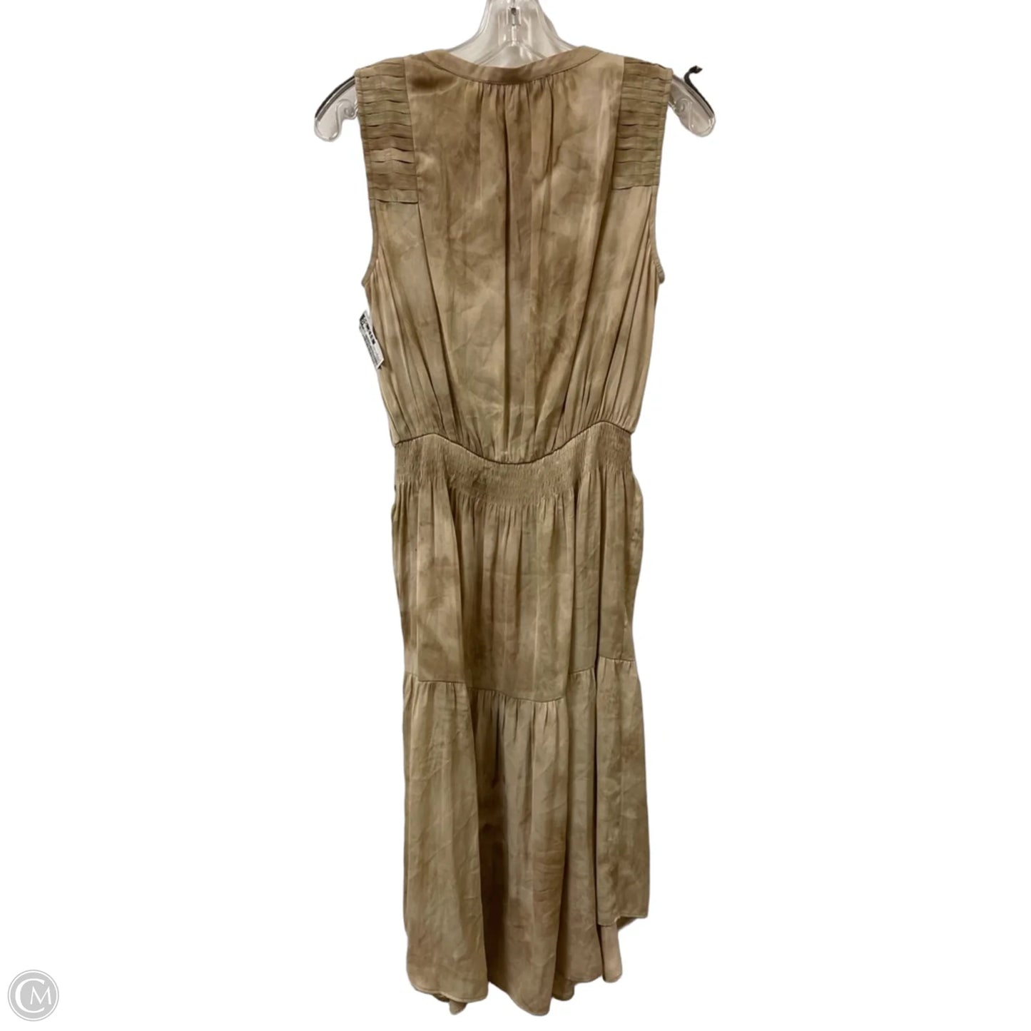 Dress Casual Midi By Clothes Mentor In Gold, Size: S