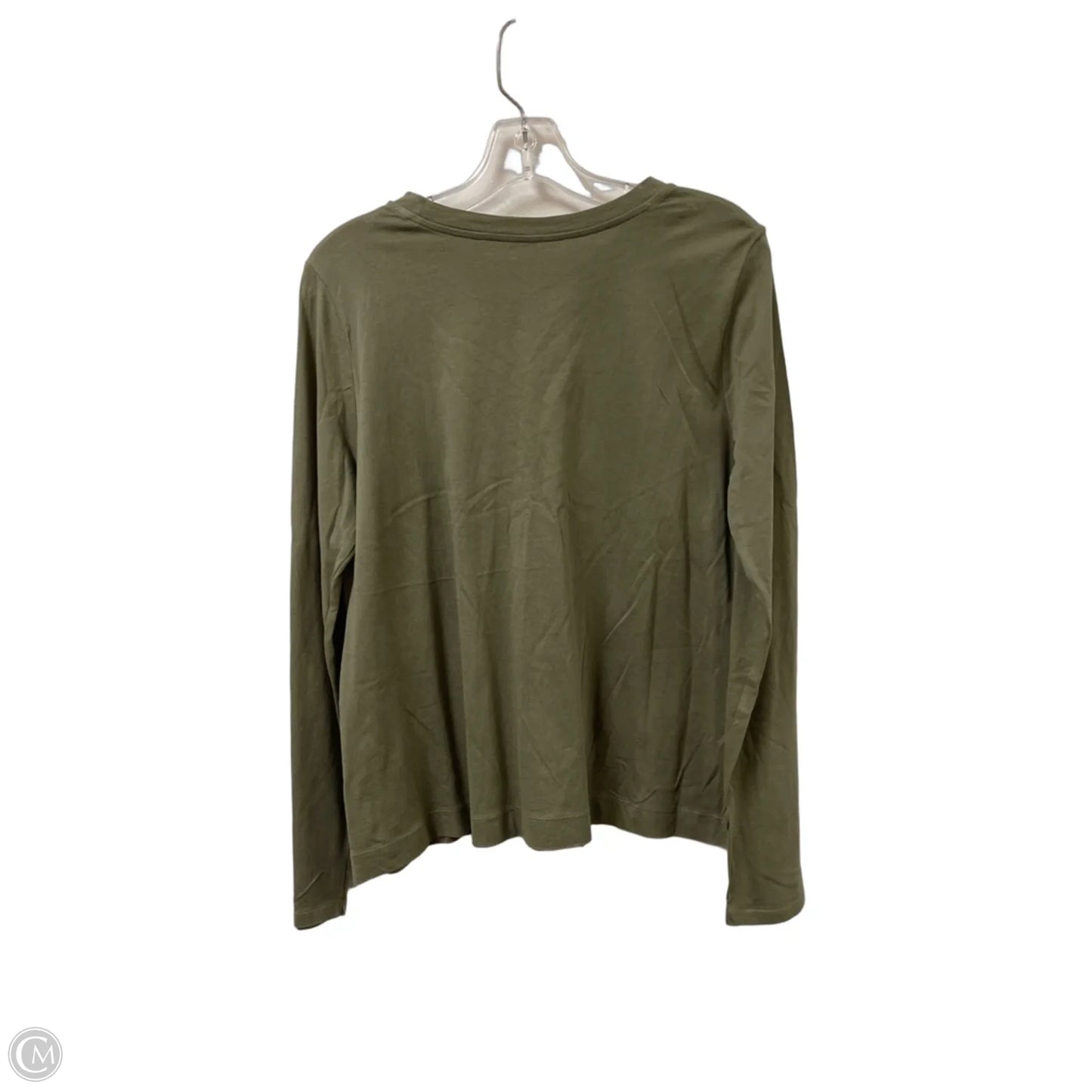 Top Long Sleeve By Loft In Green, Size: L
