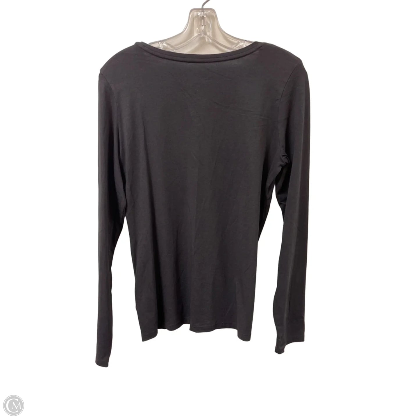 Top Long Sleeve By Tahari In Black, Size: L