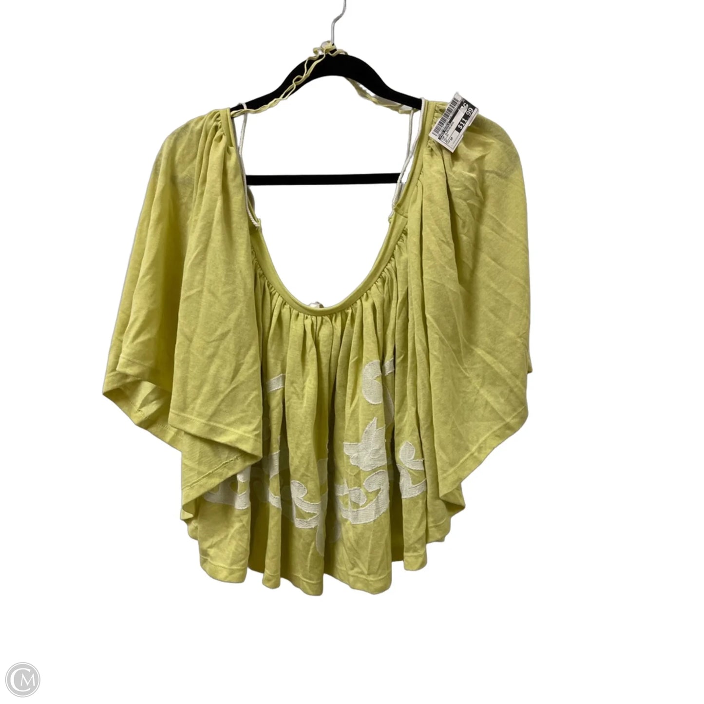 Top Sleeveless By Free People In Yellow, Size: Sp