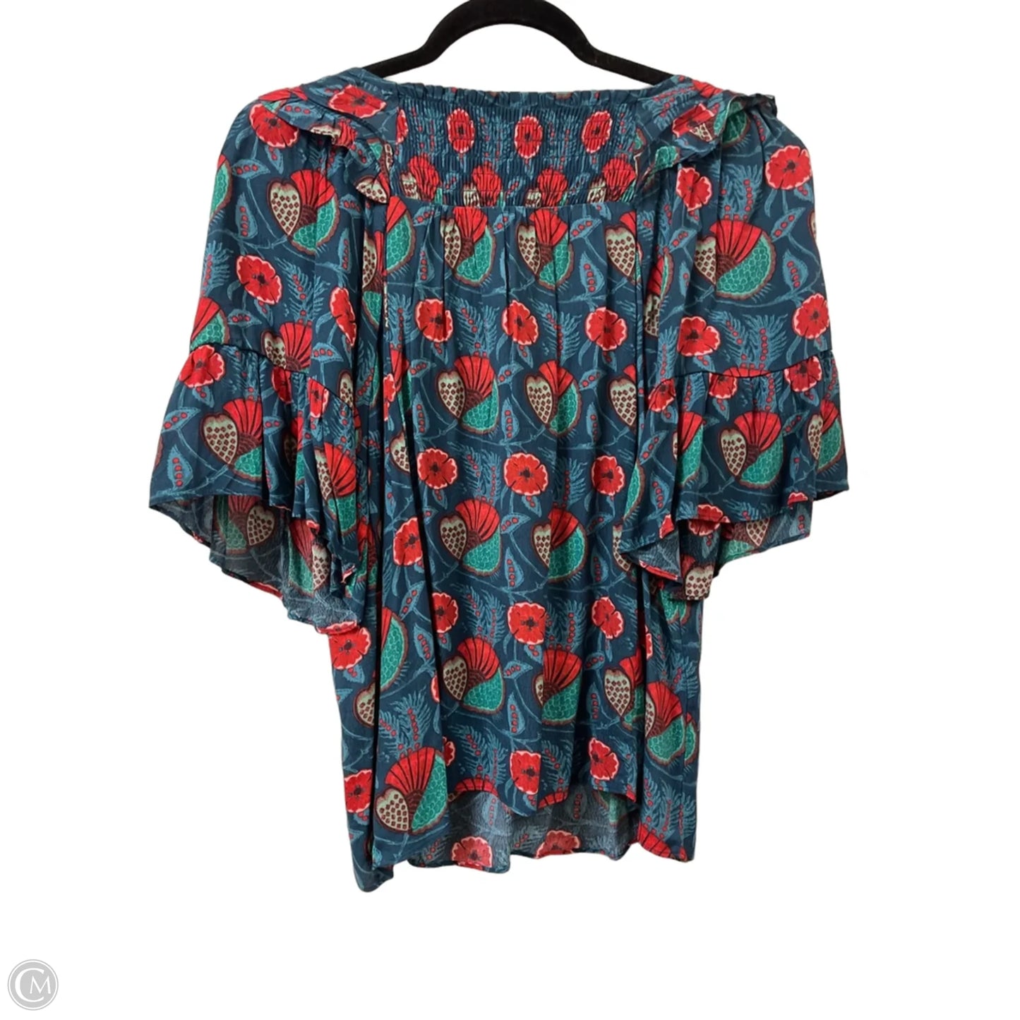 Top Short Sleeve By Maeve In Floral Print, Size: S