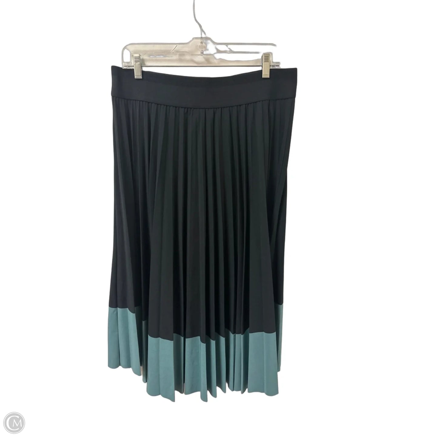 Athletic Skirt By Athleta In Black & Green, Size: 12