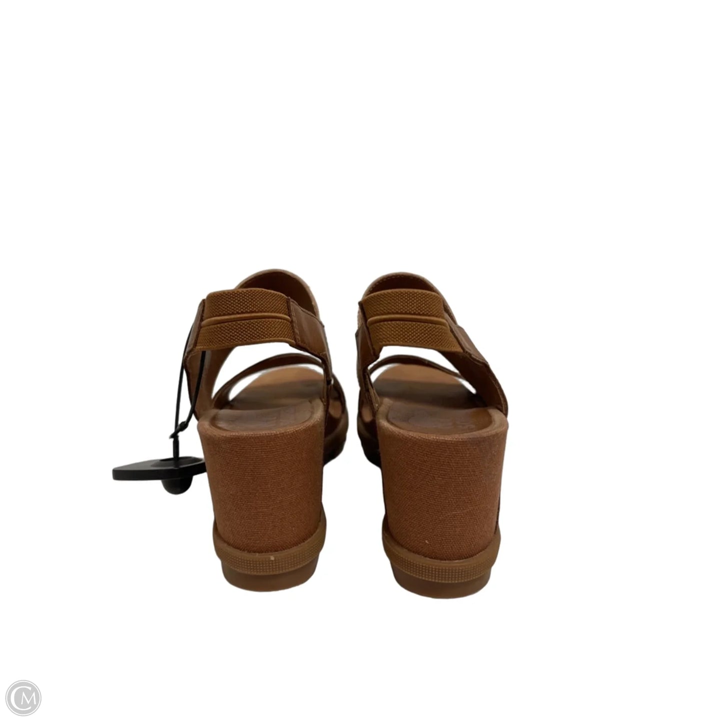 Sandals Heels Wedge By Sorel In Brown, Size: 8.5